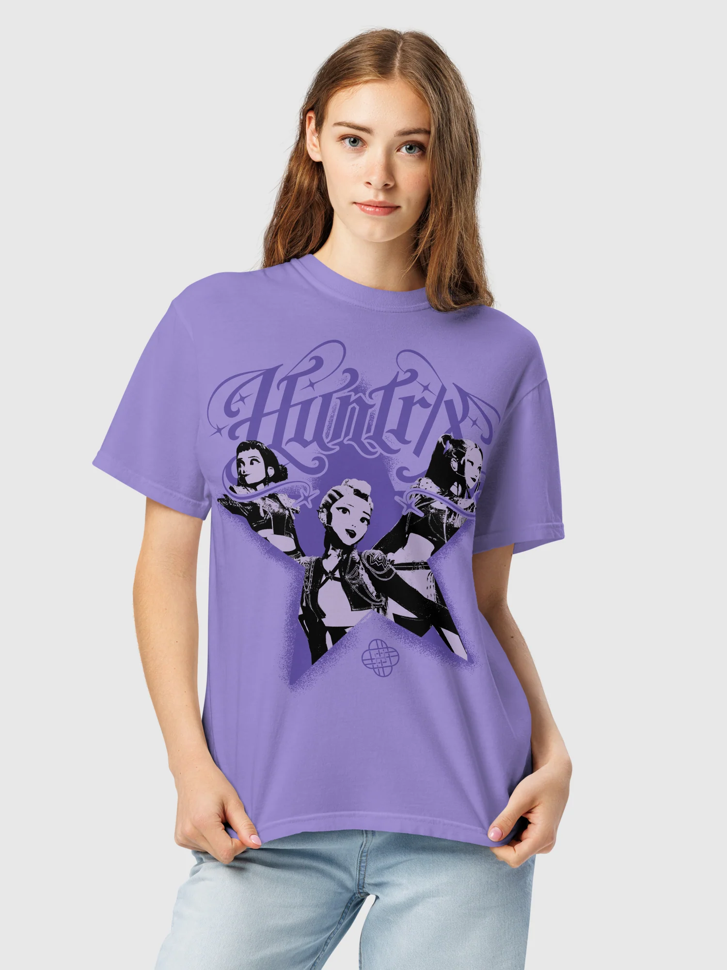 KPop Demon Hunters HUNTR/X Comfort Colors T-Shirt Star - Image 2