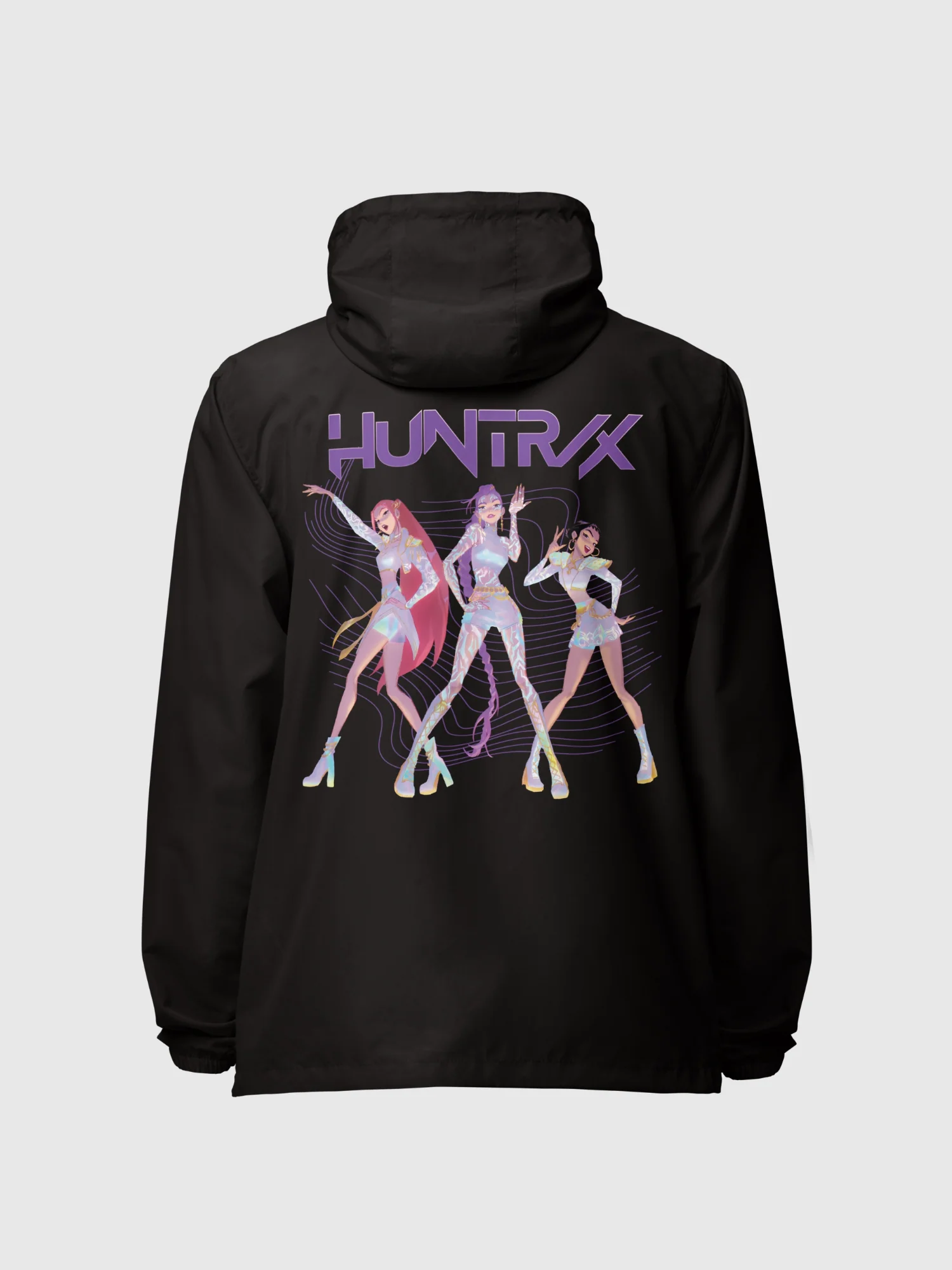 KPop Demon Hunters HUNTR/X Zip Up Windbreaker - Image 5