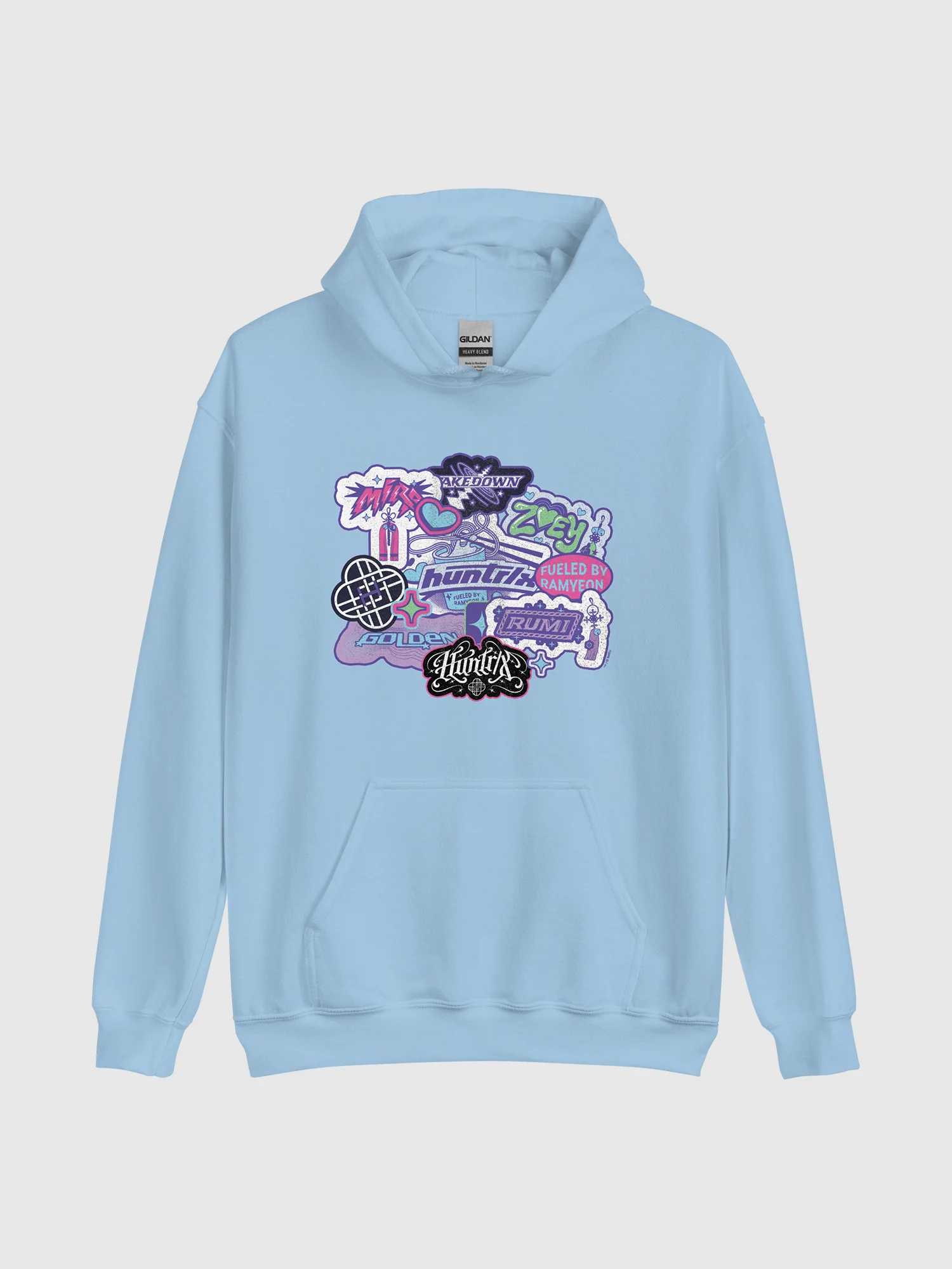 KPop Demon Hunters HUNTR/X Hoodie Collage - Image 2