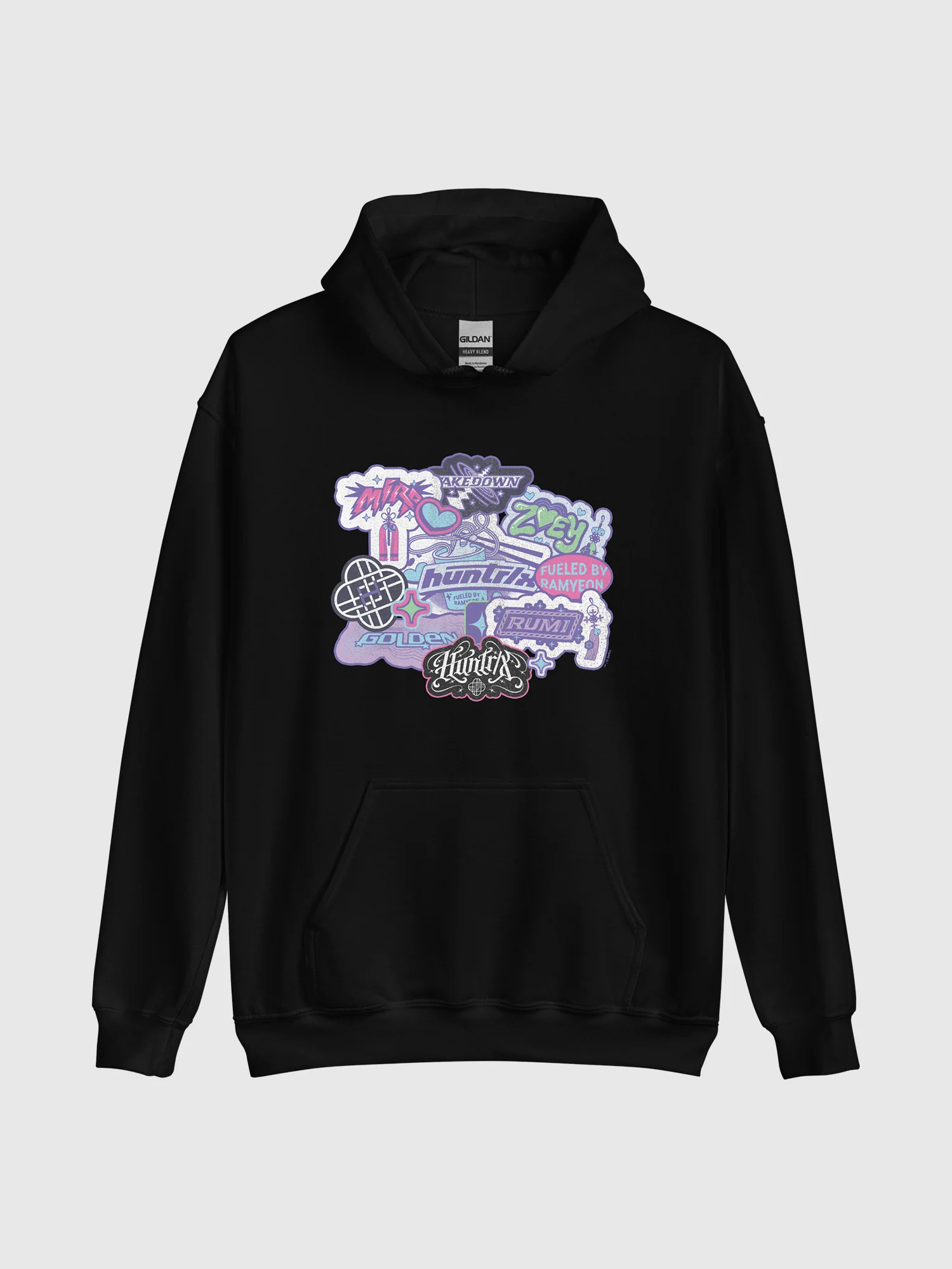 KPop Demon Hunters HUNTR/X Hoodie Collage - Image 3