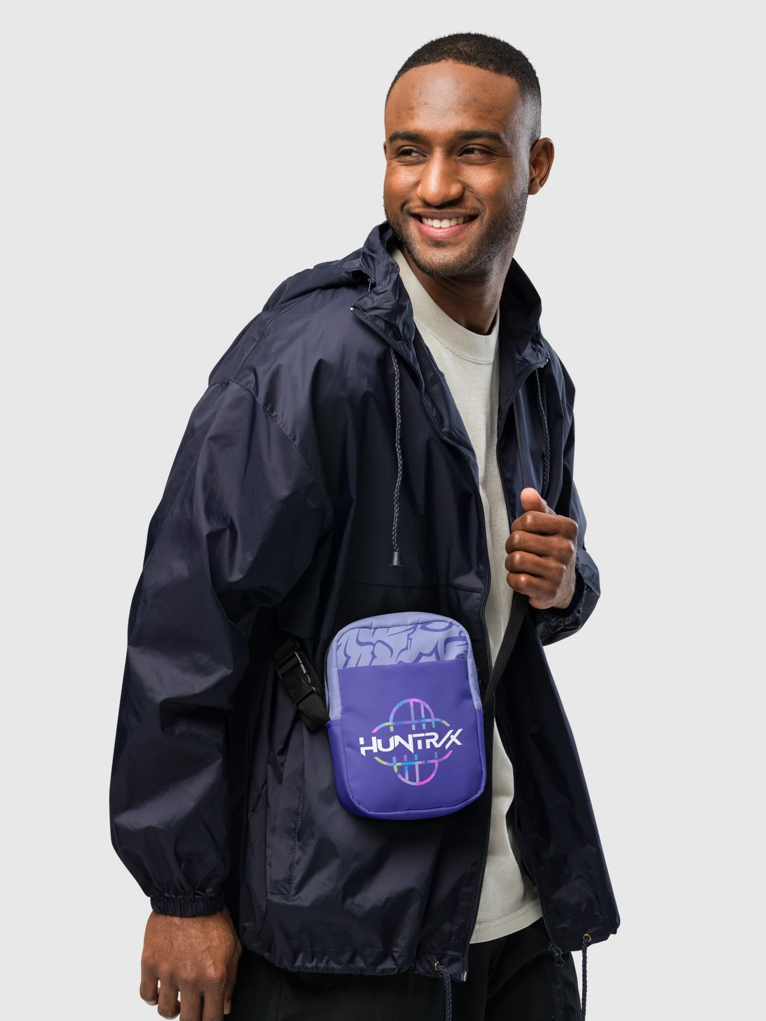 KPop Demon Hunters HUNTR/X  Logo Crossbody Bag - Image 3