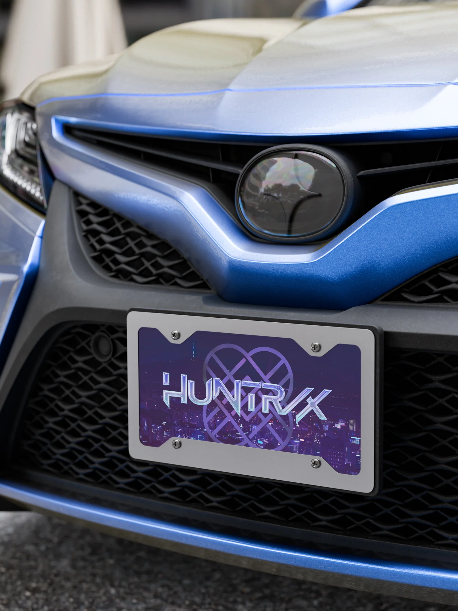 KPop Demon Hunters HUNTR/X Logo Vanity Plate - Image 3