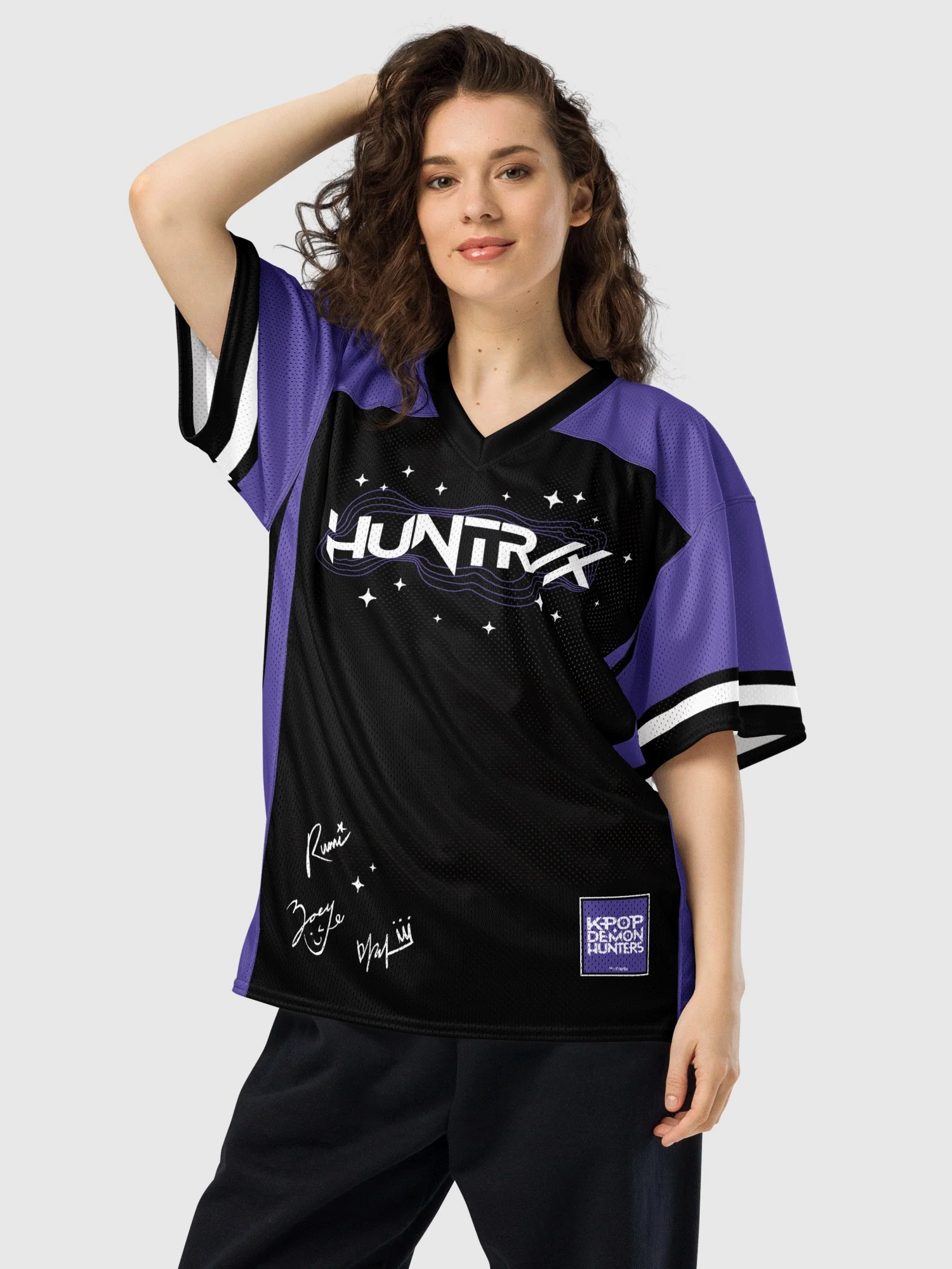 KPop Demon Hunters HUNTR/X Personalized Football Jersey - Image 3