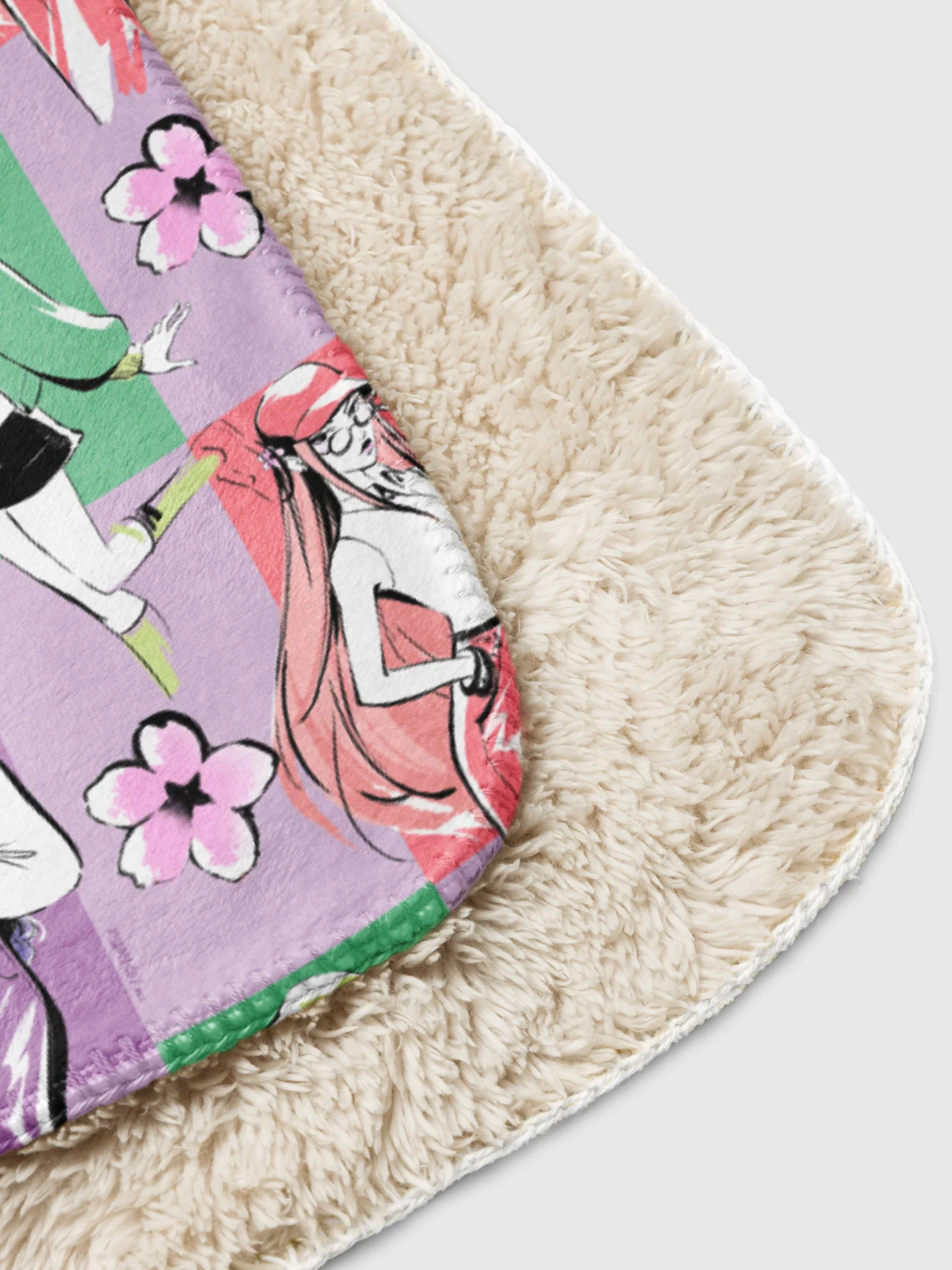 KPop Demon Hunters HUNTR/X Sherpa Blanket Spring - Image 7