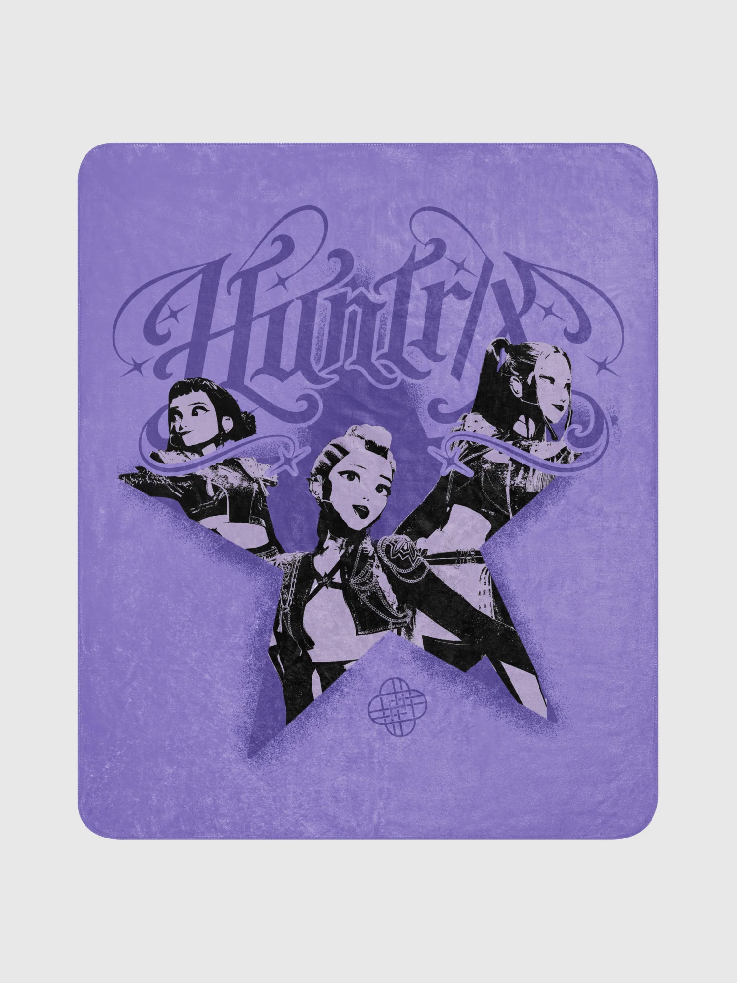 KPop Demon Hunters HUNTR/X Sherpa Blanket Star - Image 3