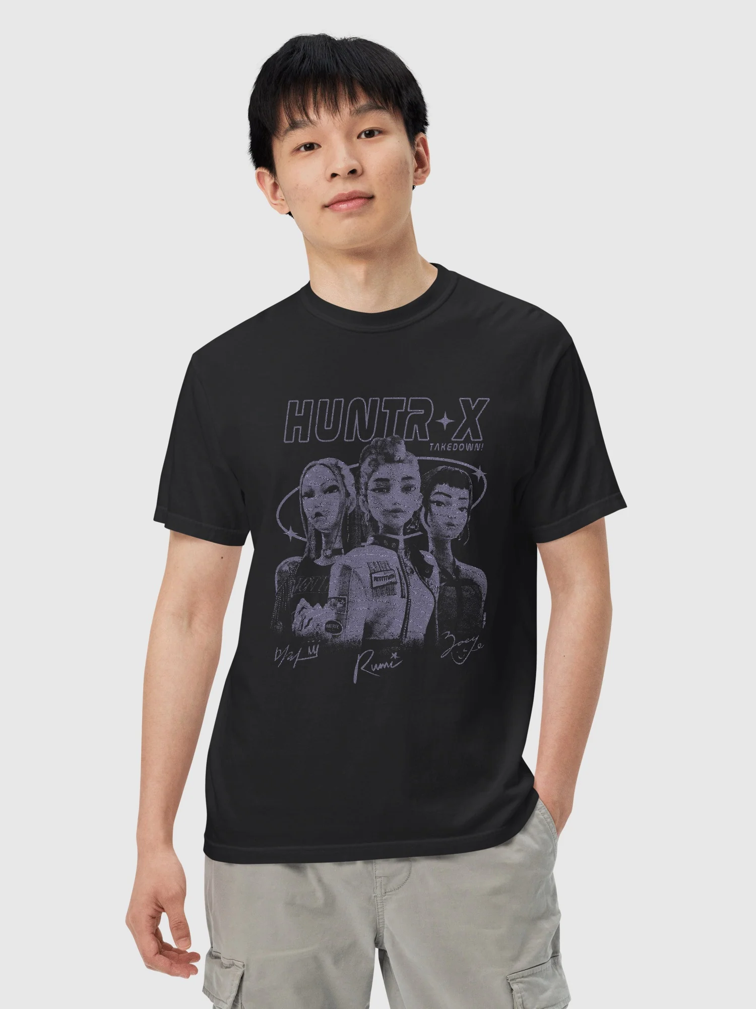 KPop Demon Hunters HUNTR/X Takedown Comfort Colors T-Shirt - Image 3