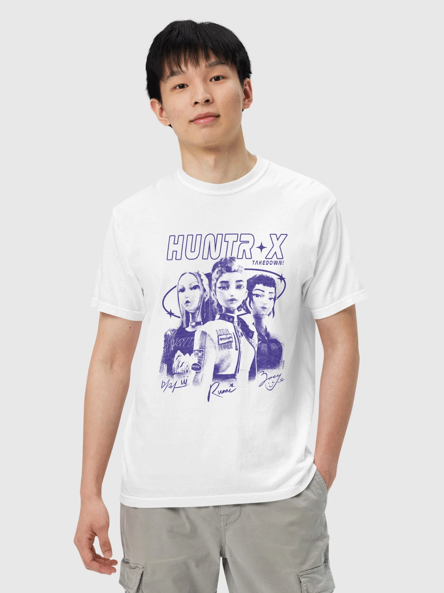 KPop Demon Hunters HUNTR/X Takedown Comfort Colors T-Shirt - Image 4