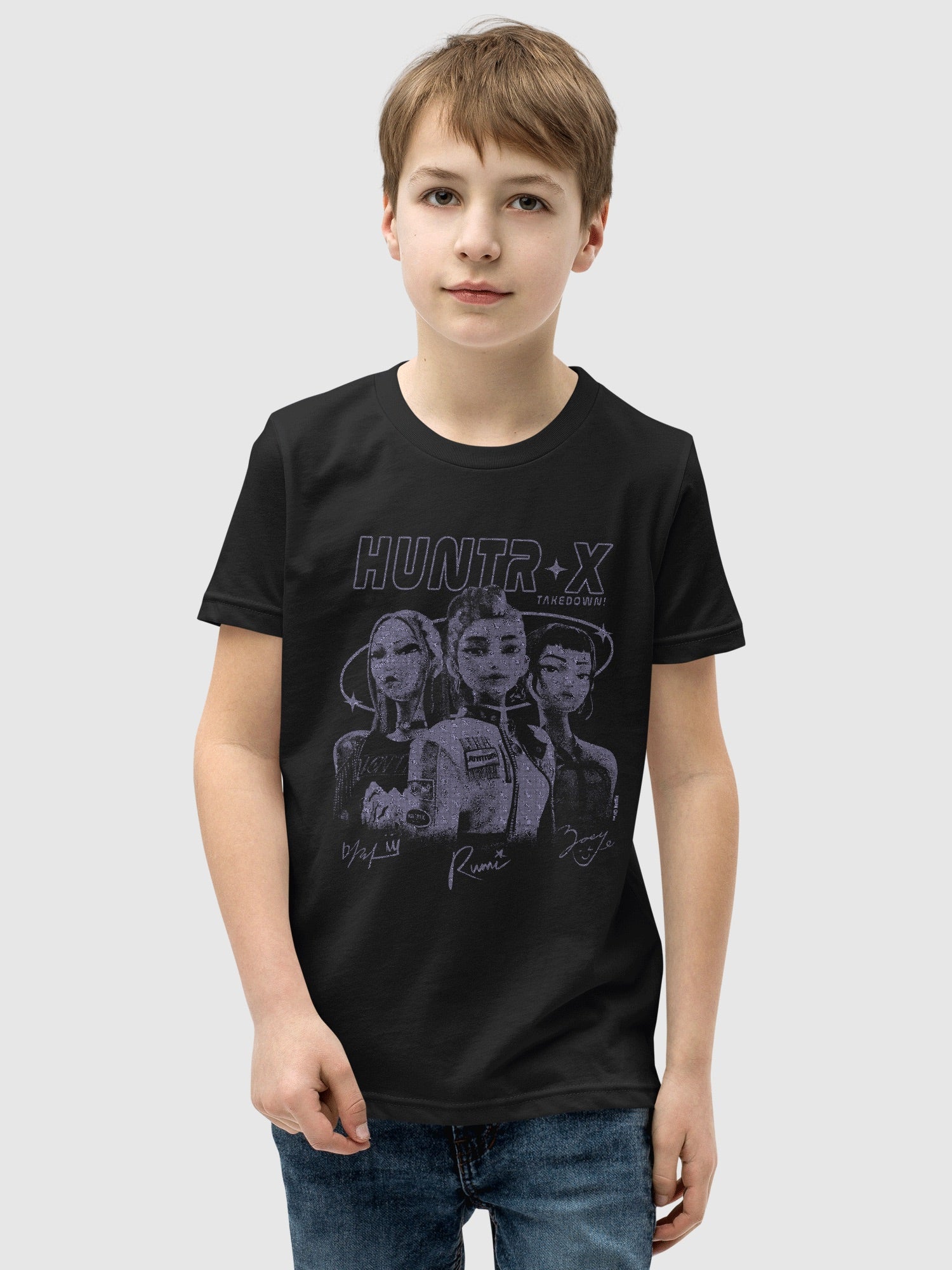 KPop Demon Hunters HUNTR/X Takedown Kids T-Shirt - Image 2