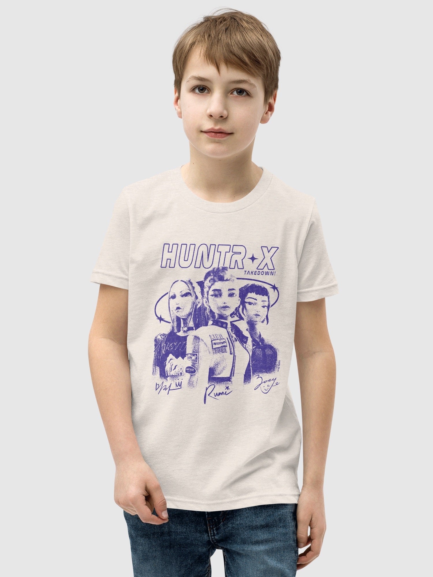 KPop Demon Hunters HUNTR/X Takedown Kids T-Shirt - Image 4