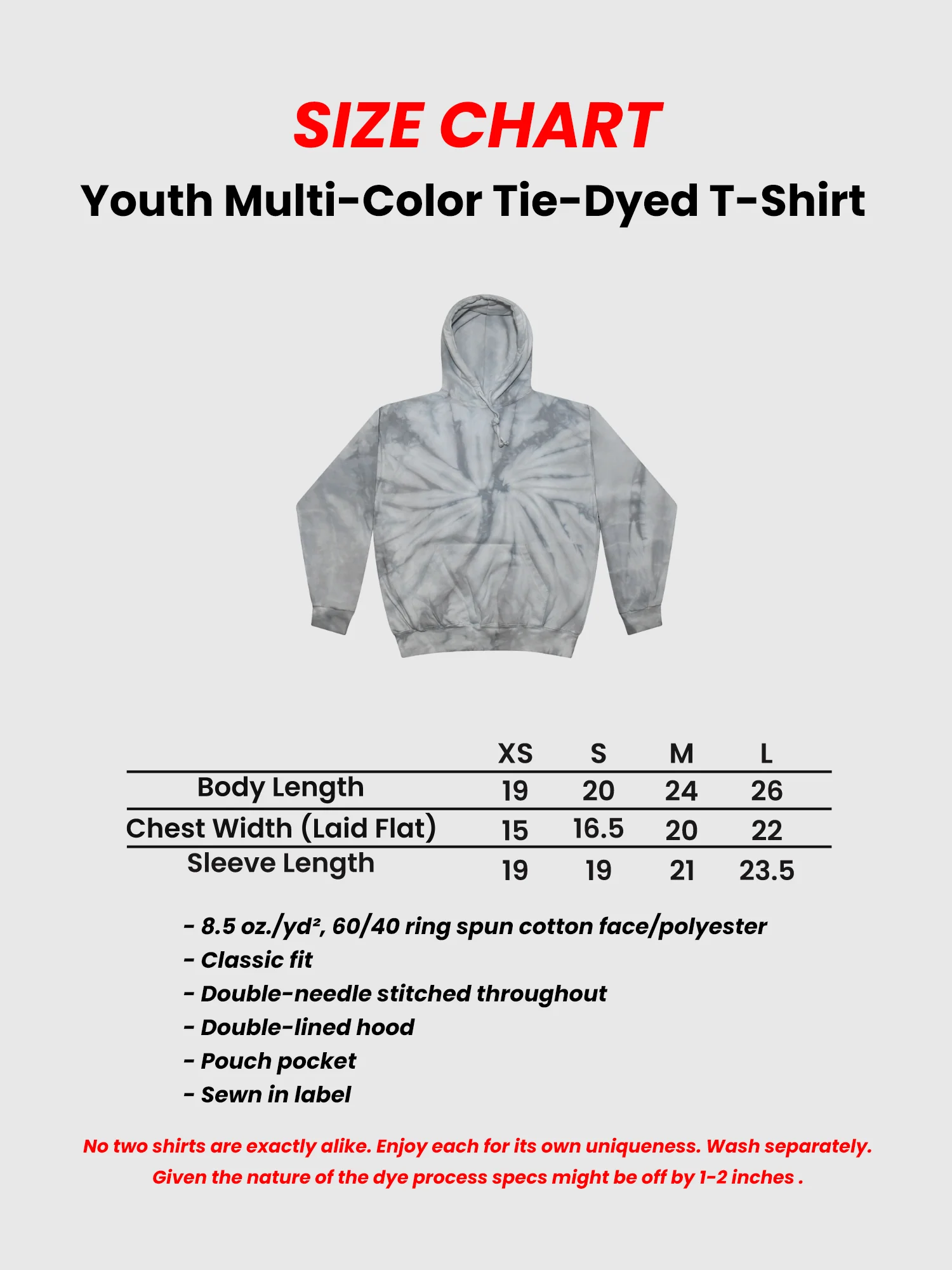 KPop Demon Hunters HUNTR/X Tie-Dye Kids Hoodie - Image 4