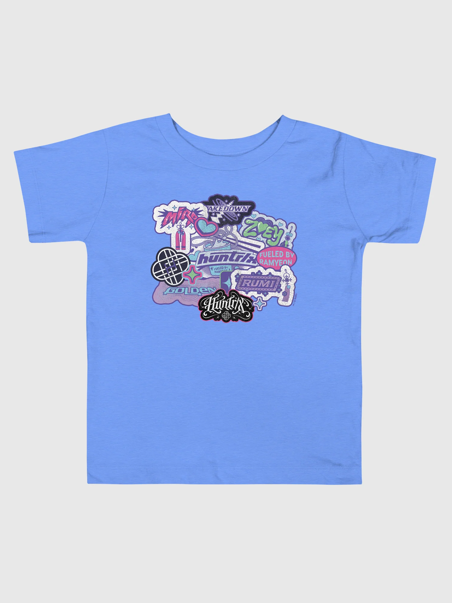 KPop Demon Hunters HUNTR/X Toddler T-Shirt Collage - Image 2