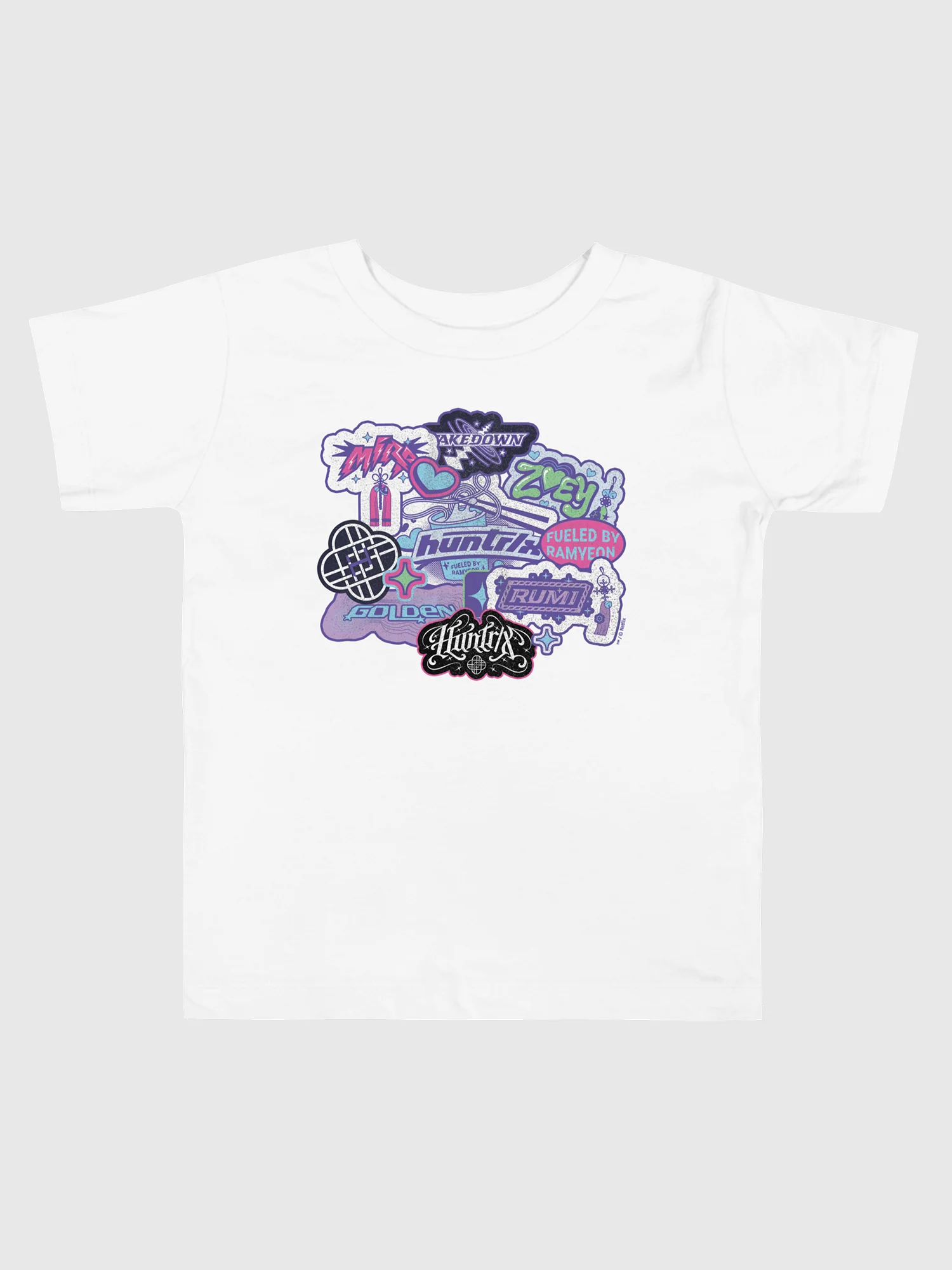 KPop Demon Hunters HUNTR/X Toddler T-Shirt Collage - Image 3