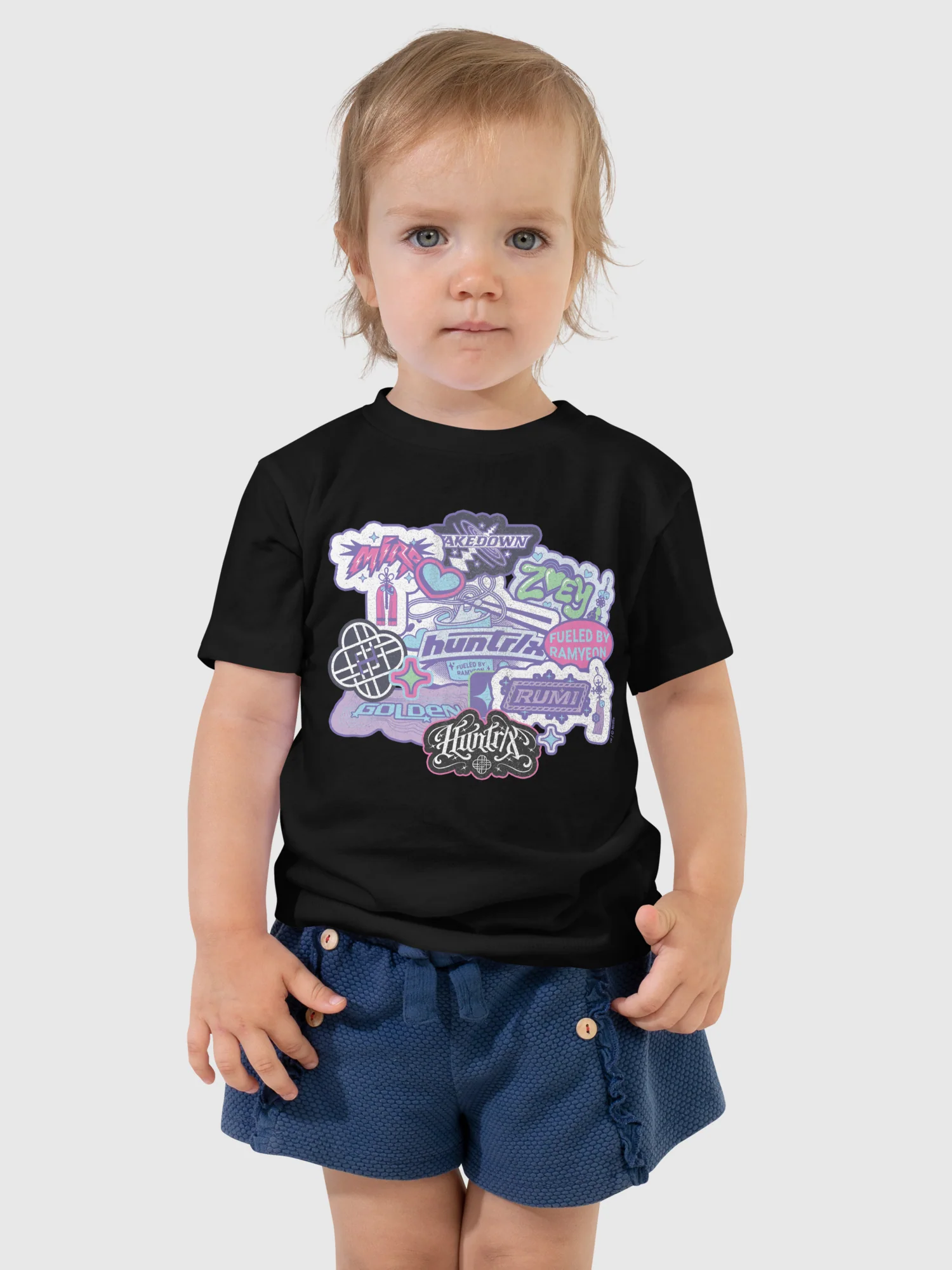 KPop Demon Hunters HUNTR/X Toddler T-Shirt Collage - Image 4