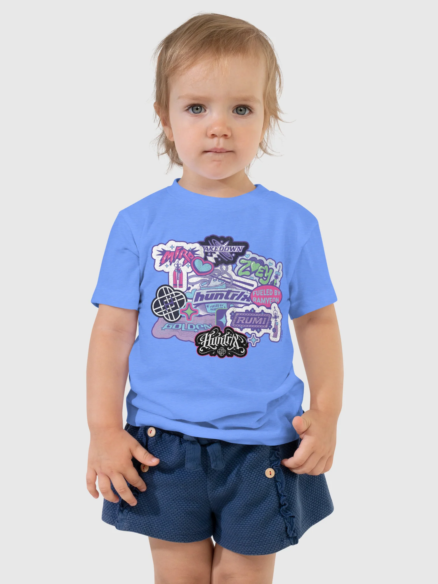 KPop Demon Hunters HUNTR/X Toddler T-Shirt Collage - Image 5