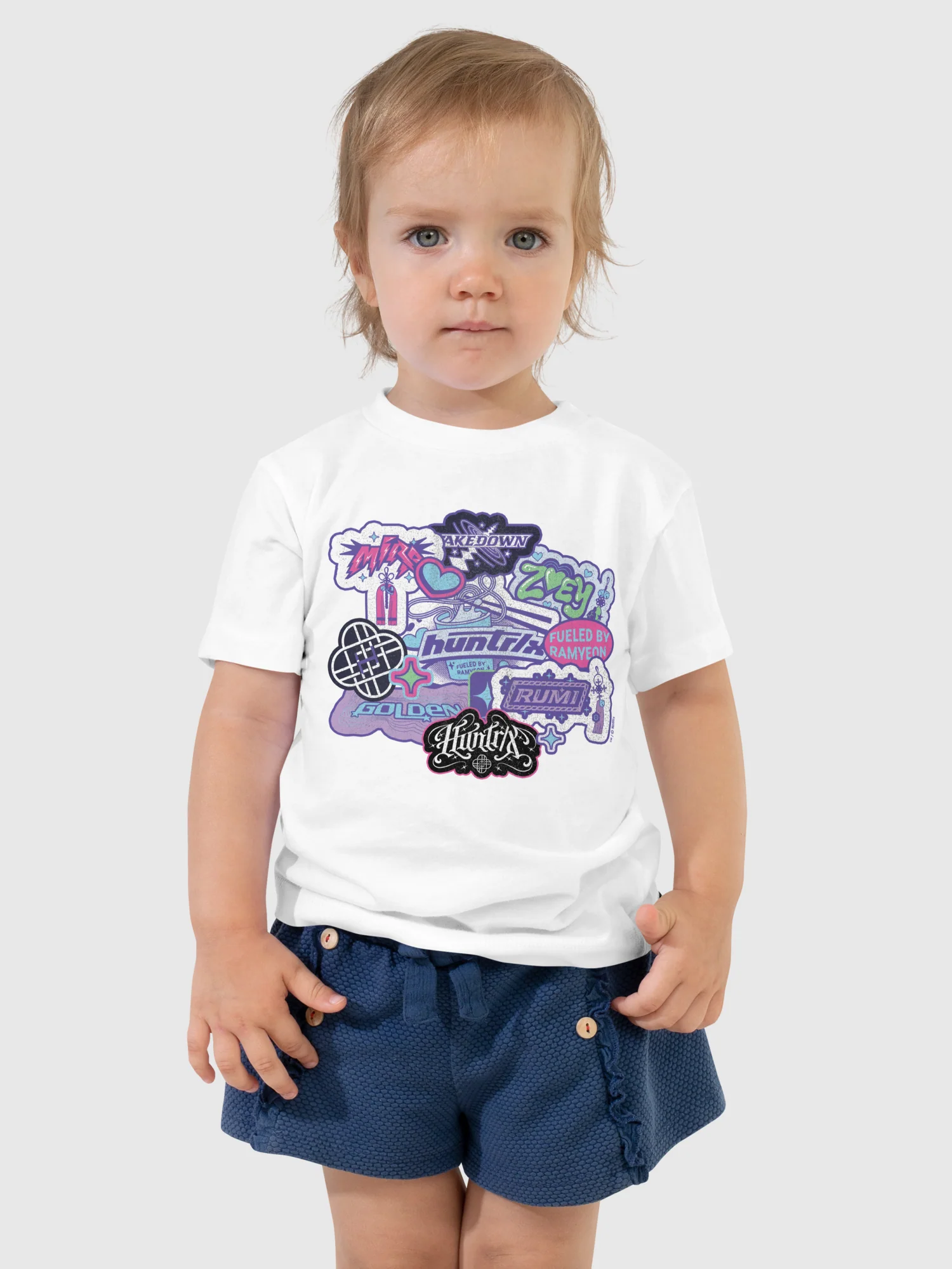 KPop Demon Hunters HUNTR/X Toddler T-Shirt Collage - Image 6