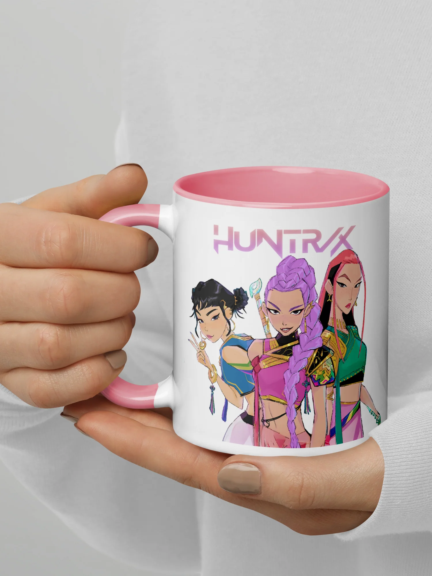 KPop Demon Hunters Girl Crush HUNTR/X Two-Tone Mug - Image 3