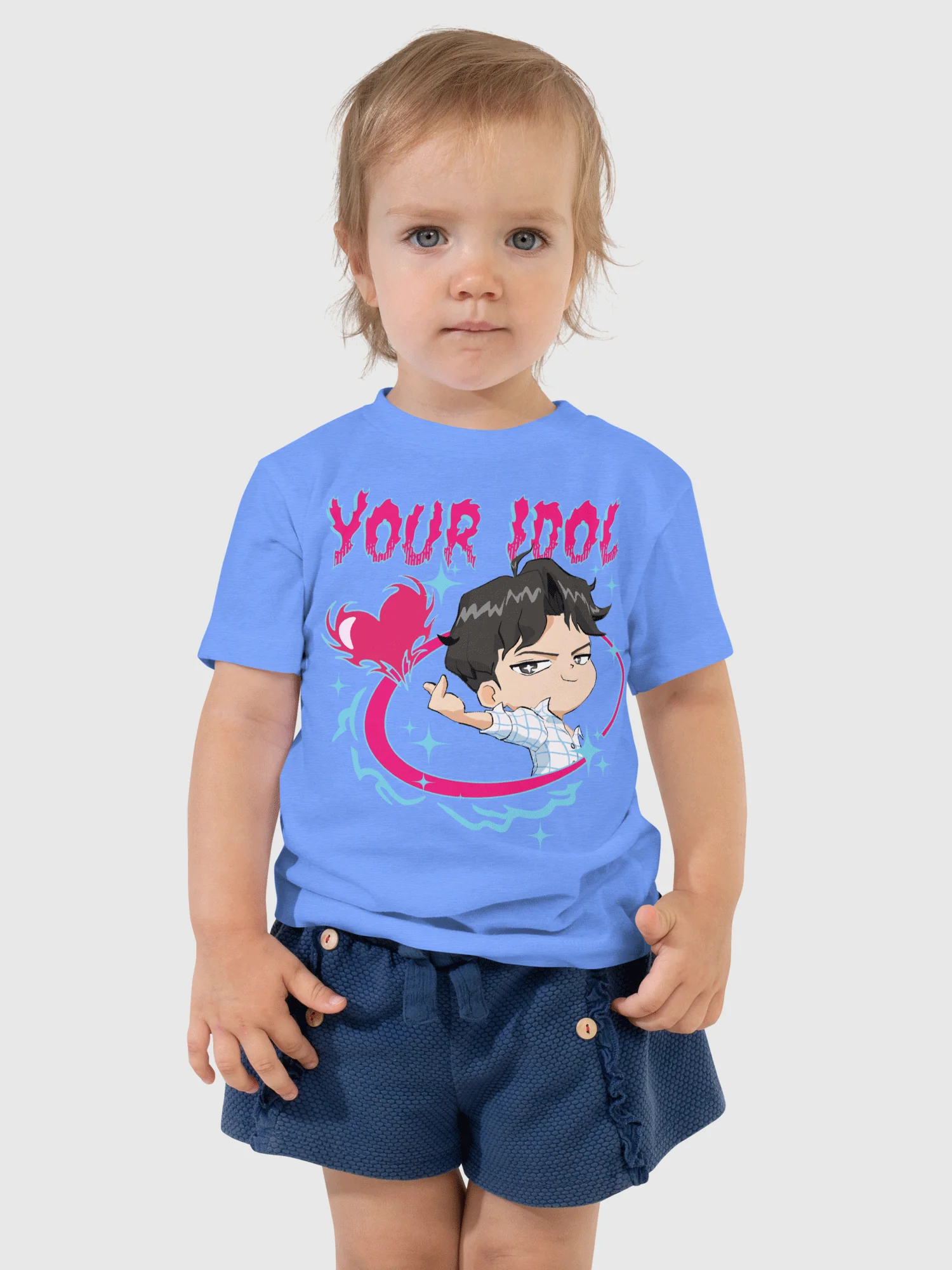 KPop Demon Hunters Jinu Chibi Toddler T-Shirt - Image 2