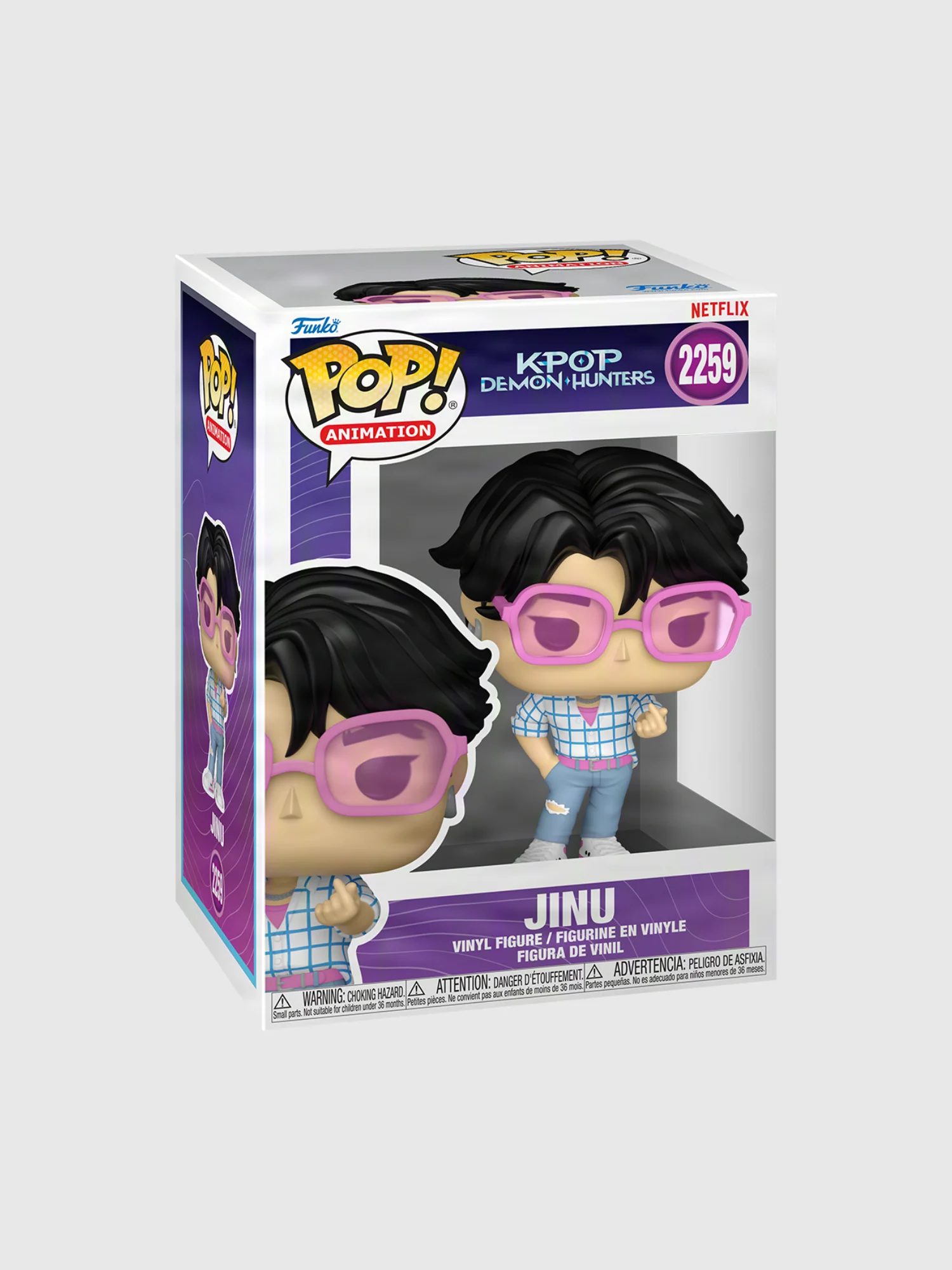 KPop Demon Hunters Jinu with Chance of Chase Funko Pop! Premium Figure - Image 3