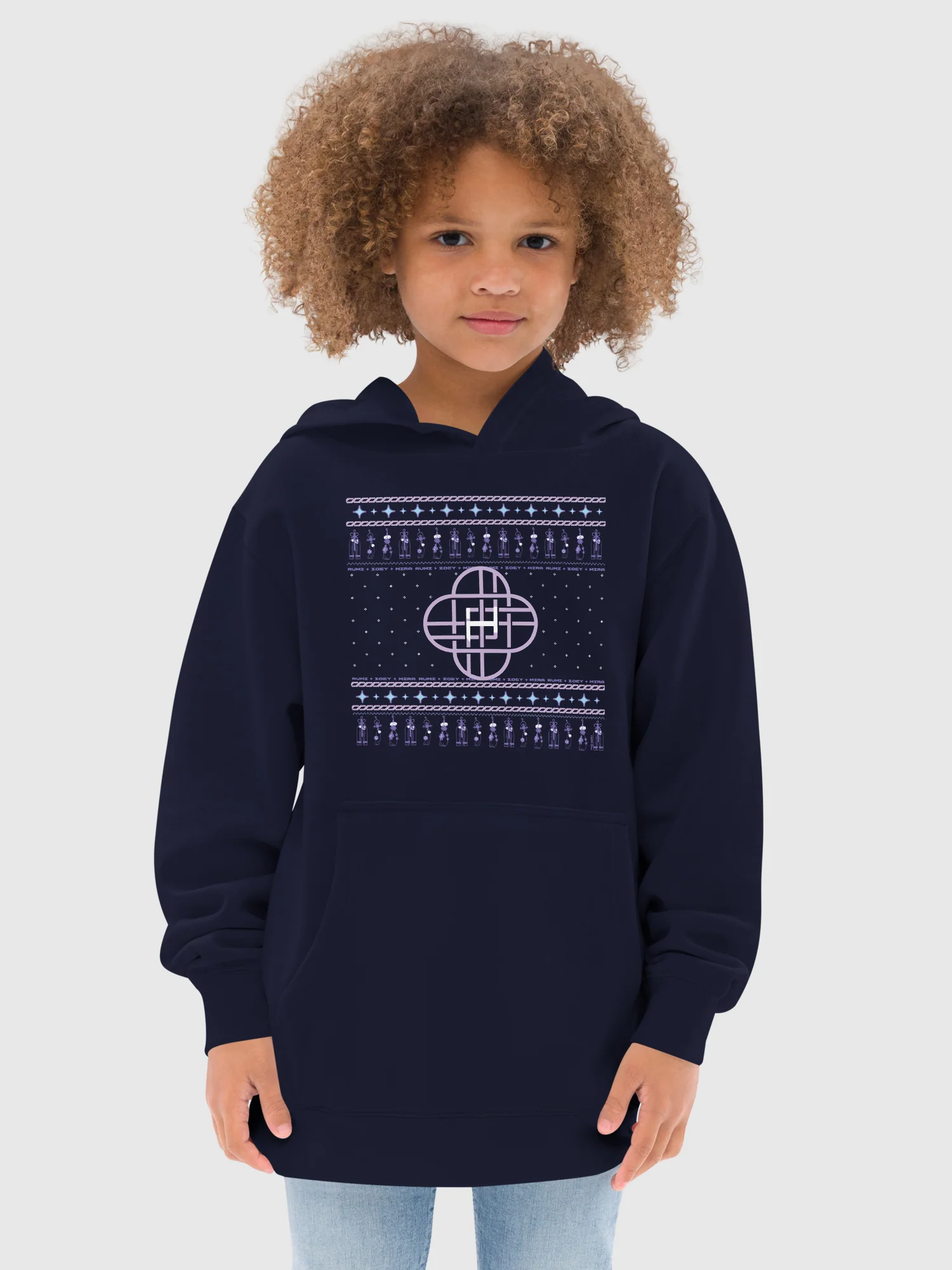 KPop Demon Hunters Kids Hoodie Holiday - Image 2