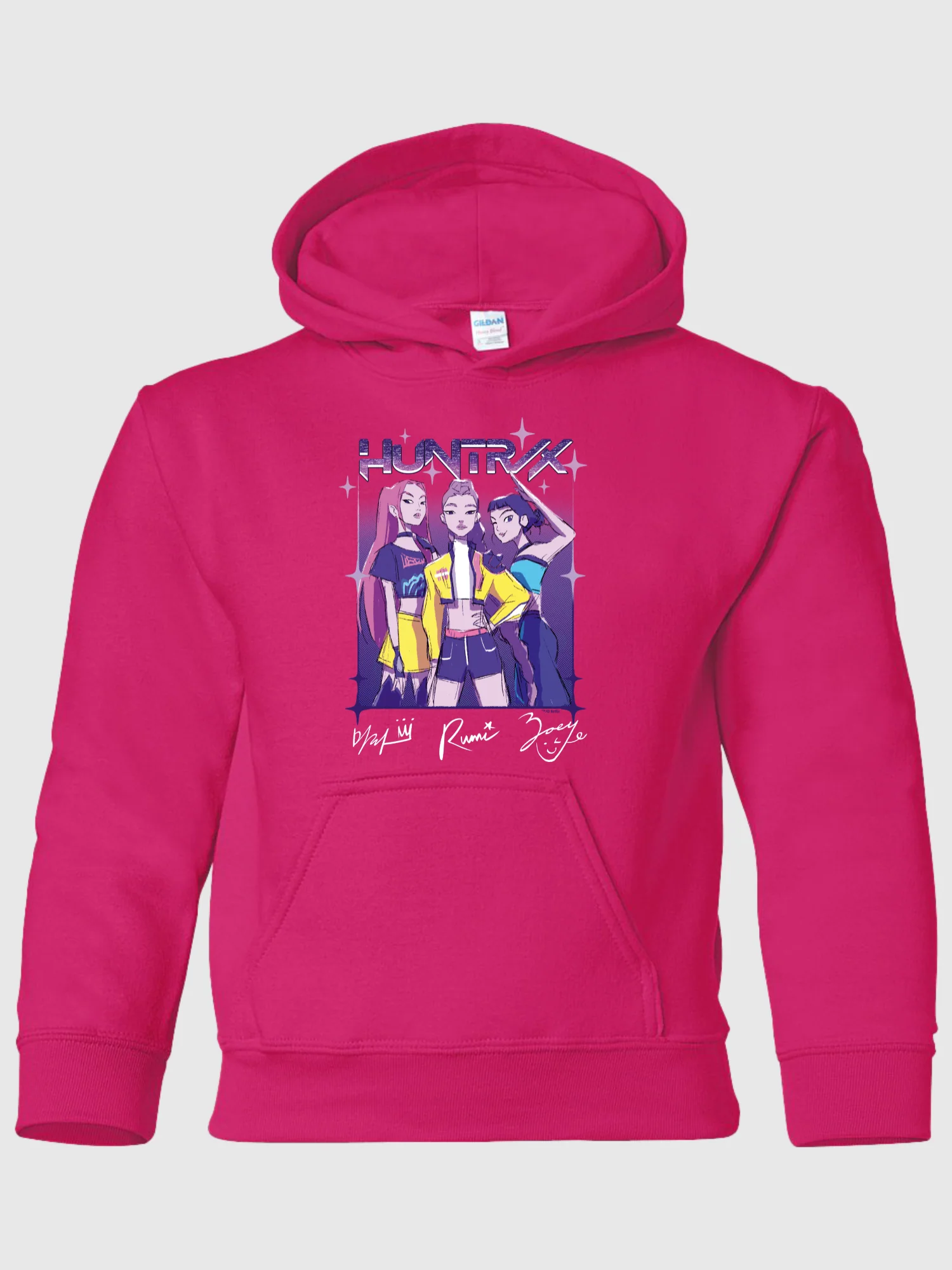 KPop Demon Hunters Kids Hoodie HUNTR/X Sketch - Image 3