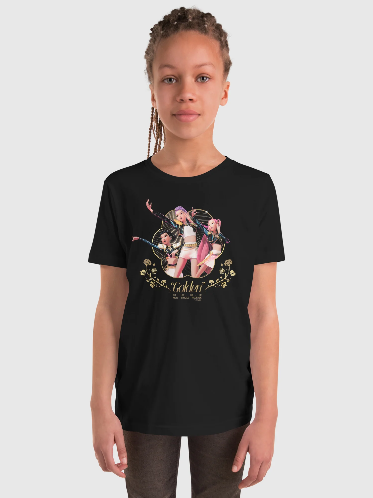 KPop Demon Hunters Kids T-Shirt Golden Release - Image 3