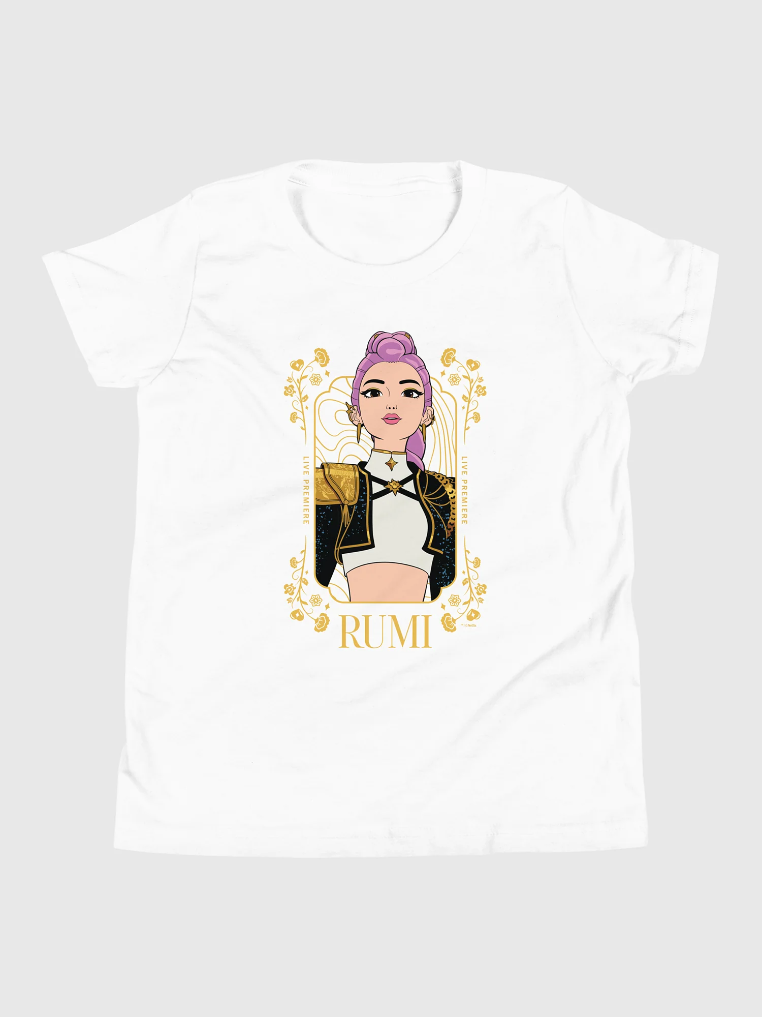 KPop Demon Hunters Kids T-Shirt Rumi Golden - Image 2