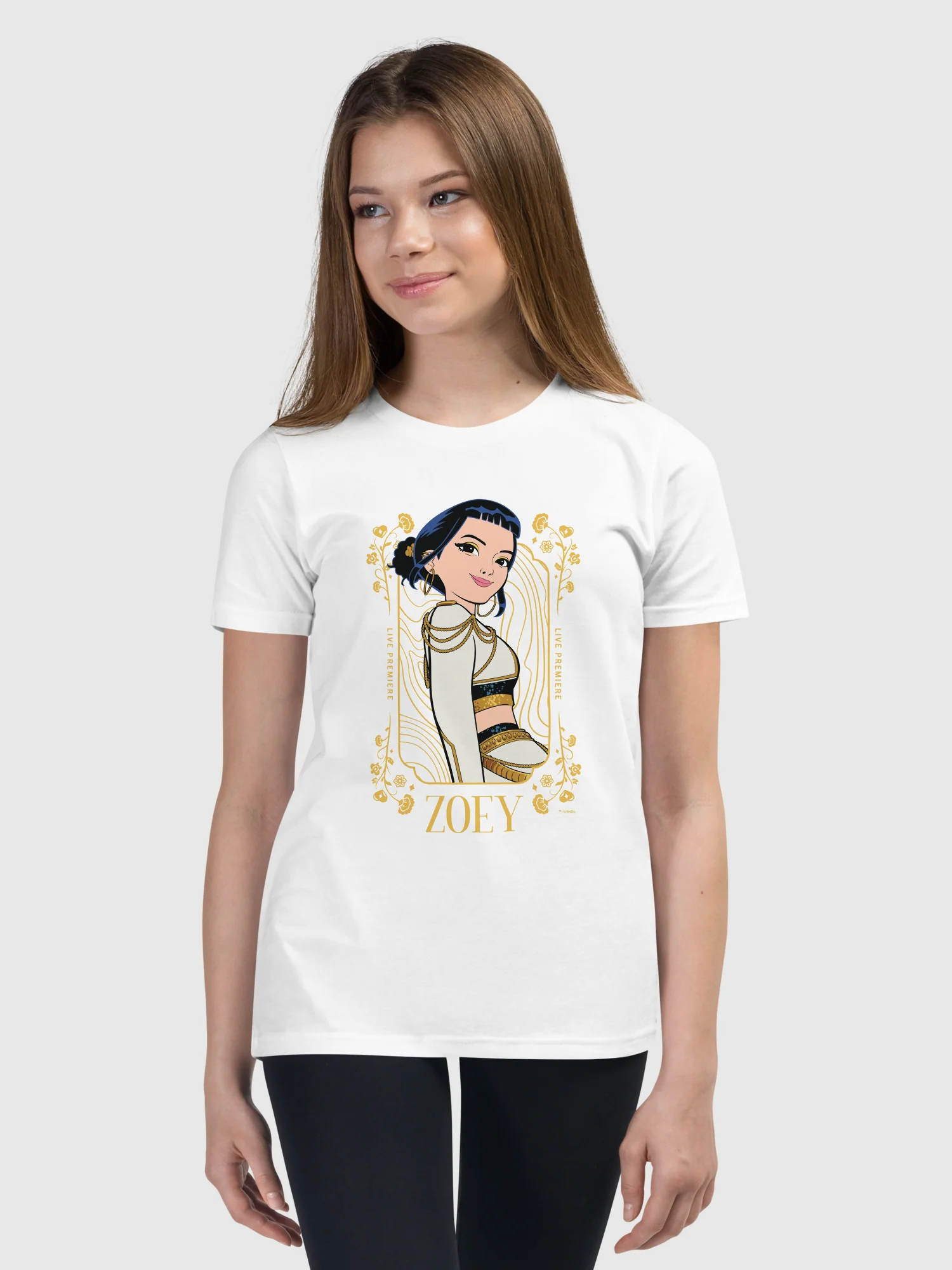 KPop Demon Hunters Kids T-Shirt Zoey Golden - Image 3