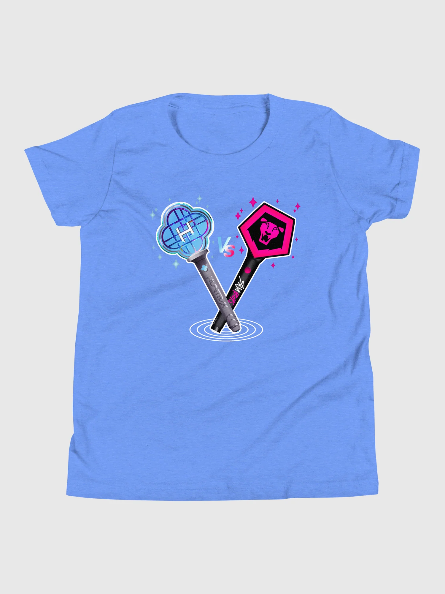KPop Demon Hunters Light Sticks Kids T-Shirt - Image 3
