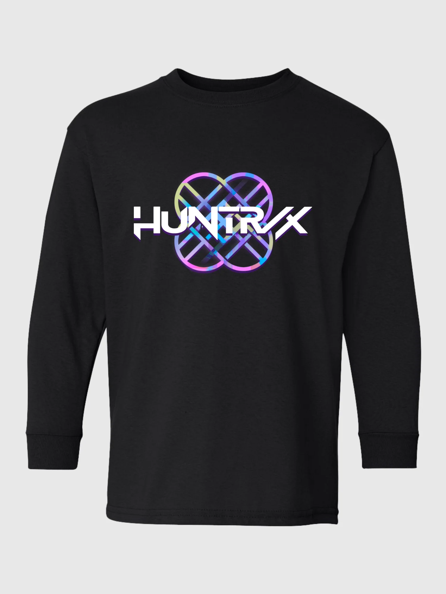 KPop Demon Hunters HUNTR/X Logo Kids Long Sleeve T-Shirt - Image 2