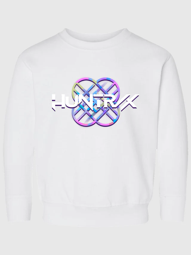 KPop Demon Hunters Logo Toddler Crewneck Sweatshirt HUNTR/X - Image 5
