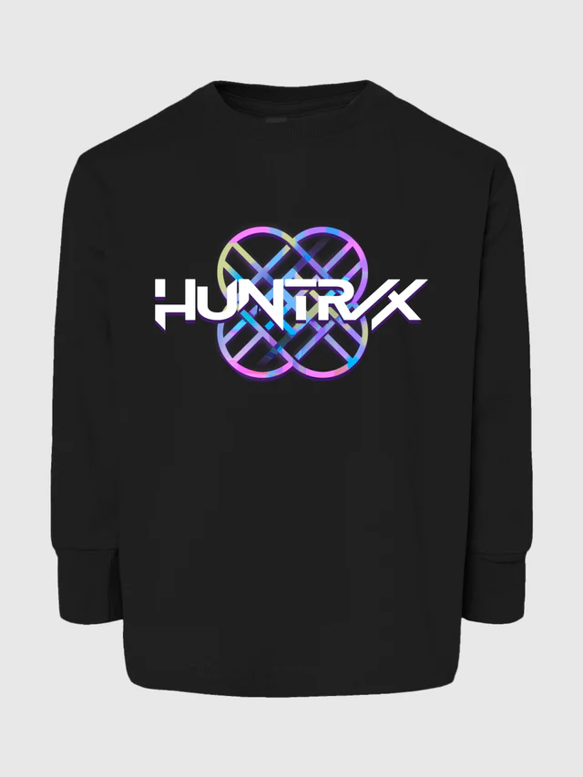 KPop Demon Hunters Logo Toddler Long Sleeve T-Shirt HUNTR/X - Image 3