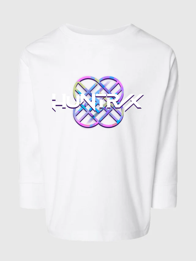 KPop Demon Hunters Logo Toddler Long Sleeve T-Shirt HUNTR/X - Image 4