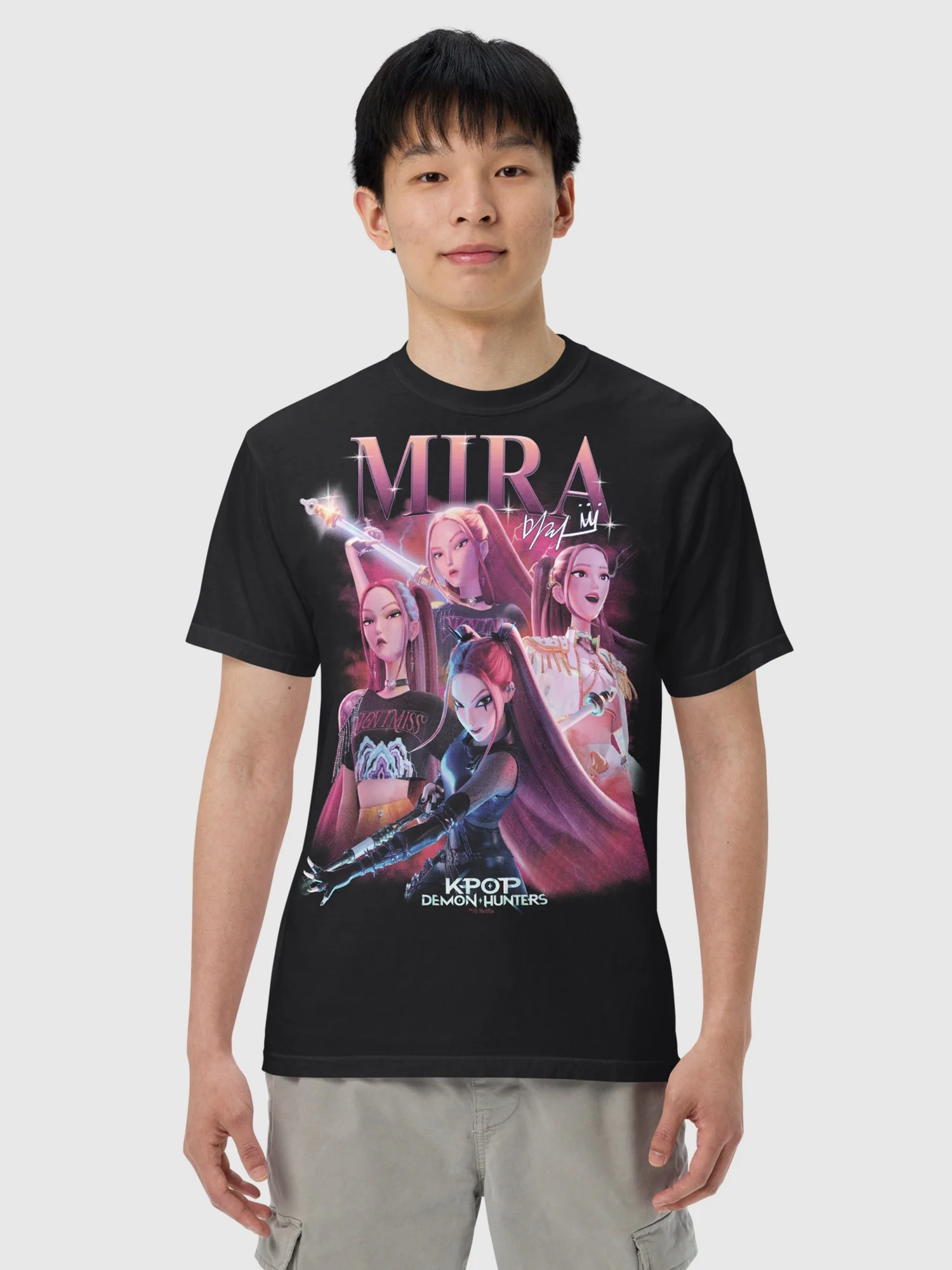 KPop Demon Hunters Mira Heartthrob Comfort Colors T-Shirt - Image 2