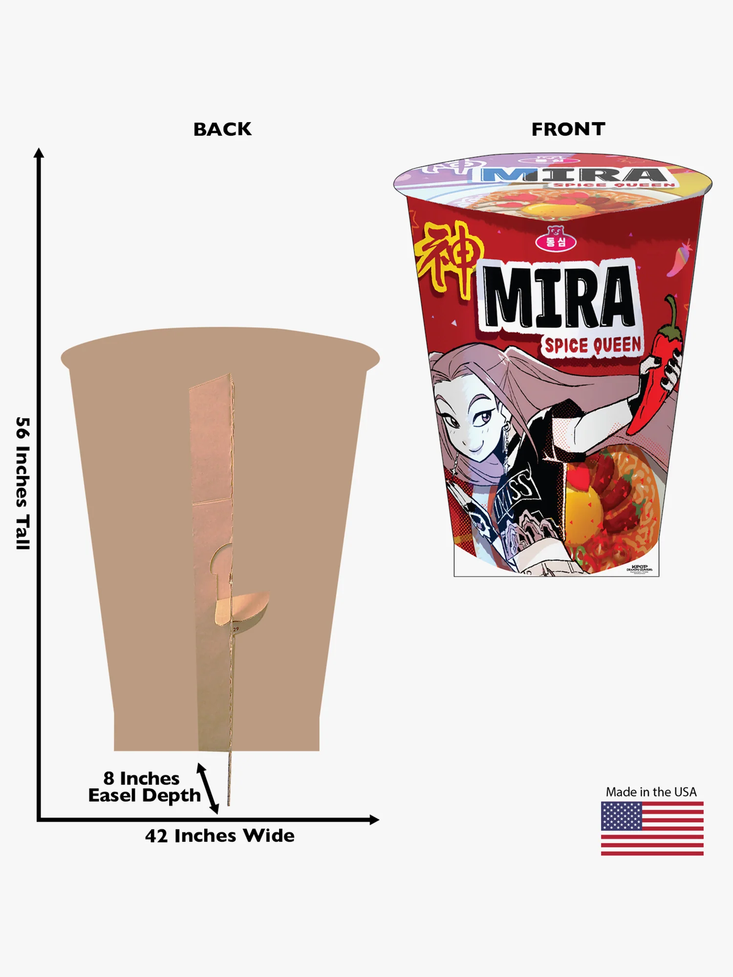 KPop Demon Hunters Standee Mira Ramyeon - Image 3