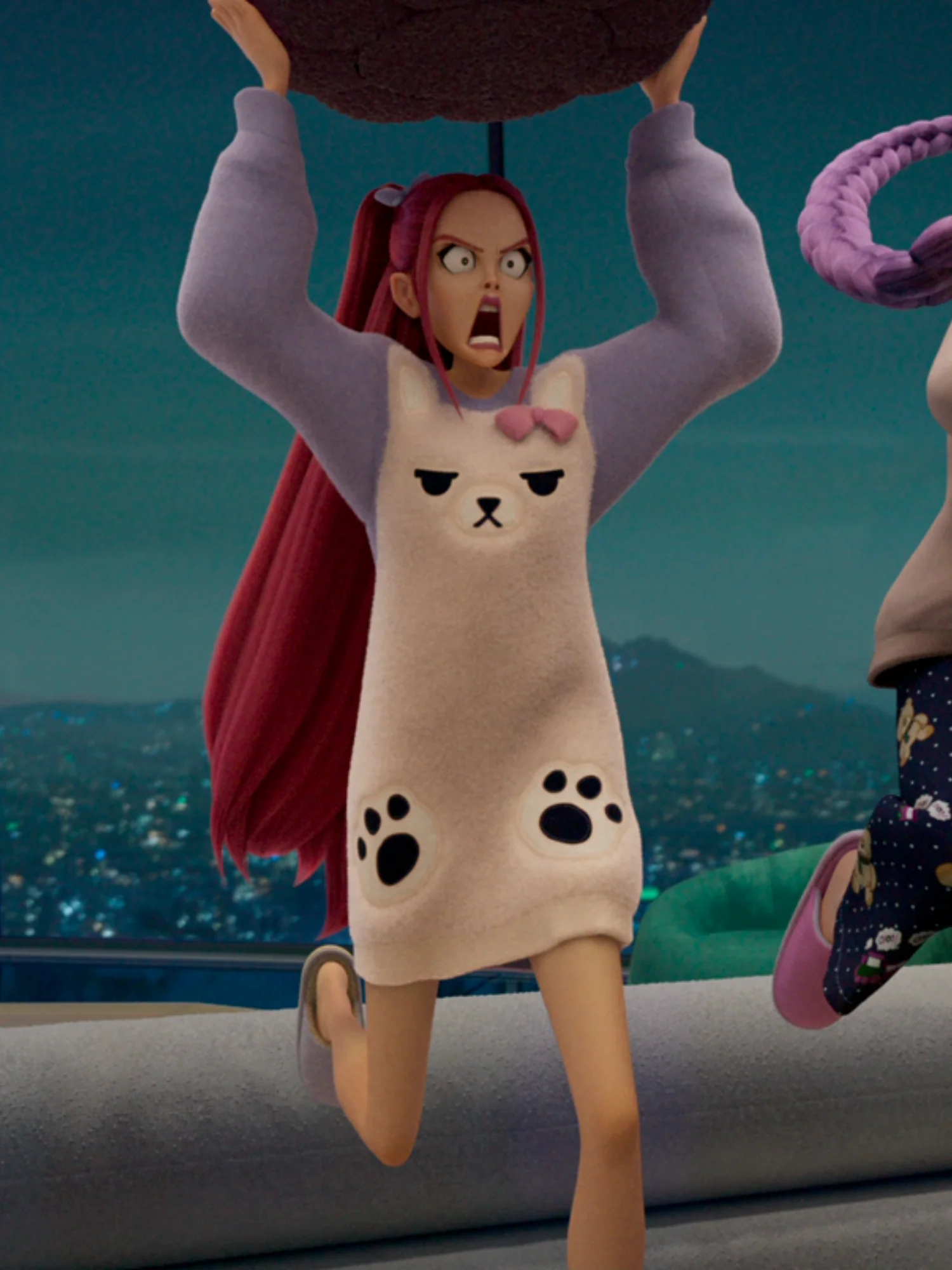 KPop Demon Hunters Mira's Polar Bear Sweatshirt - Image 3