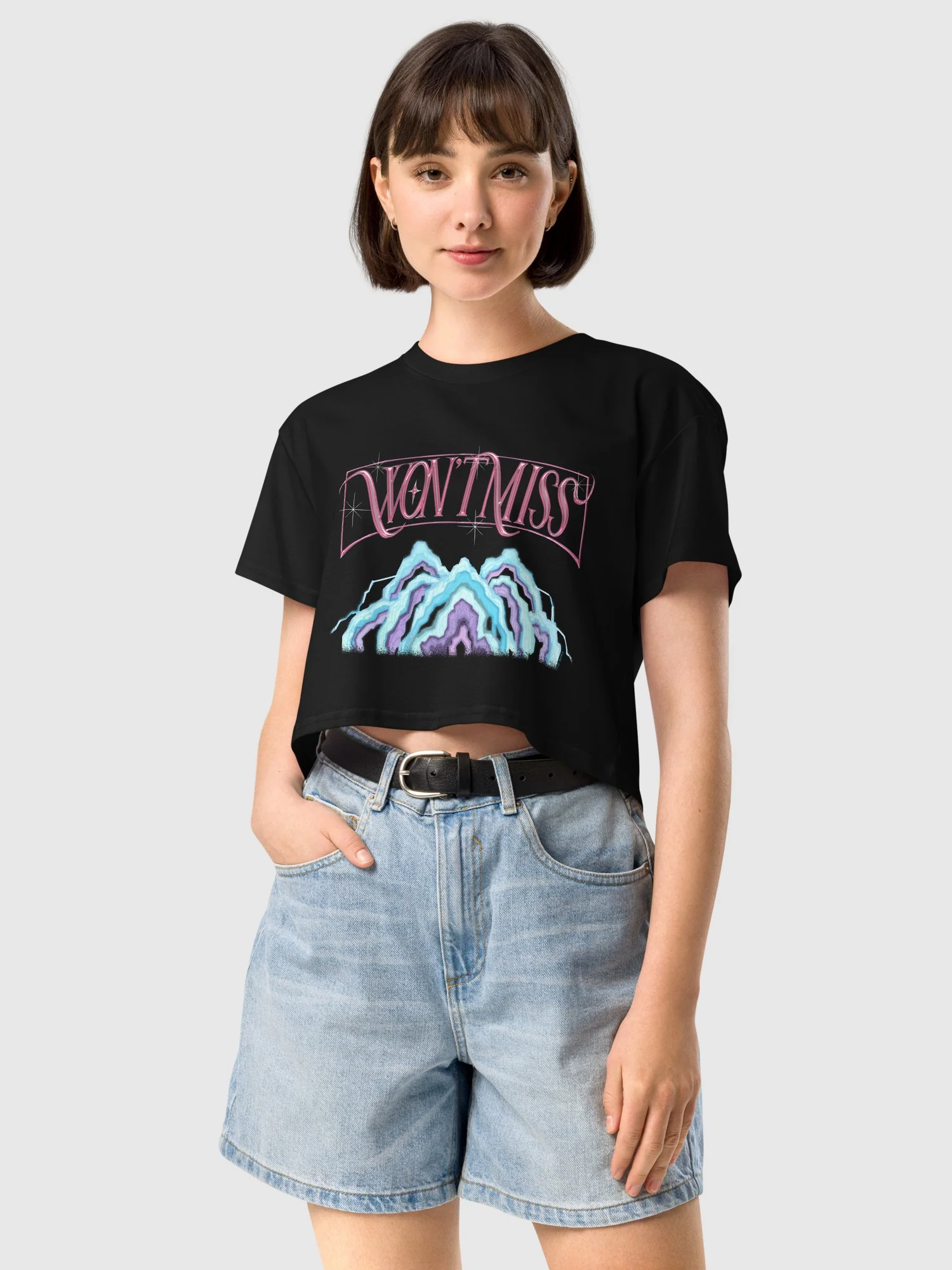 KPop Demon Hunters Mira's Won't Miss Crop Top - Image 3