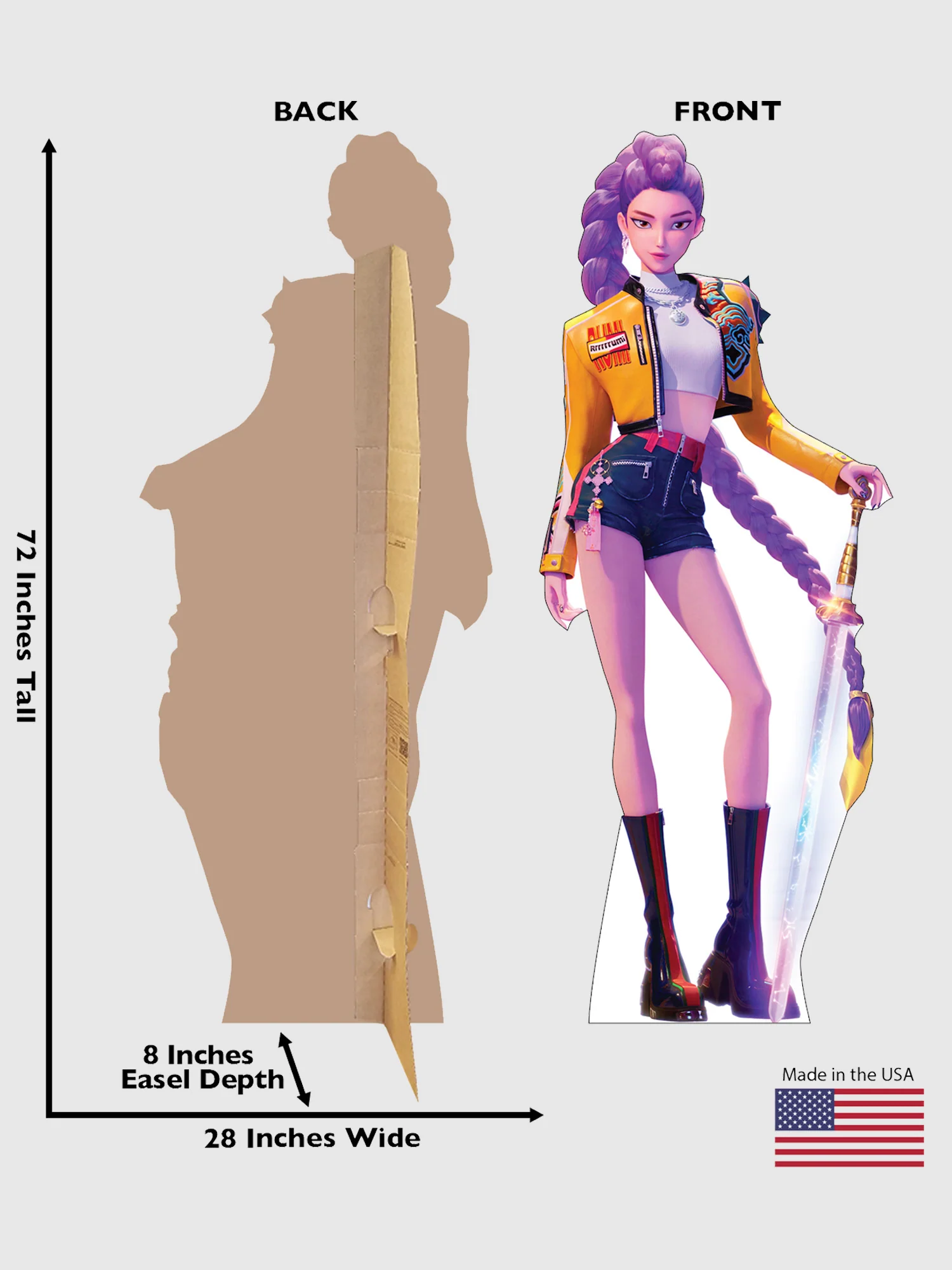 KPop Demon Hunters Rumi Cardboard Cutout Standee - Image 3