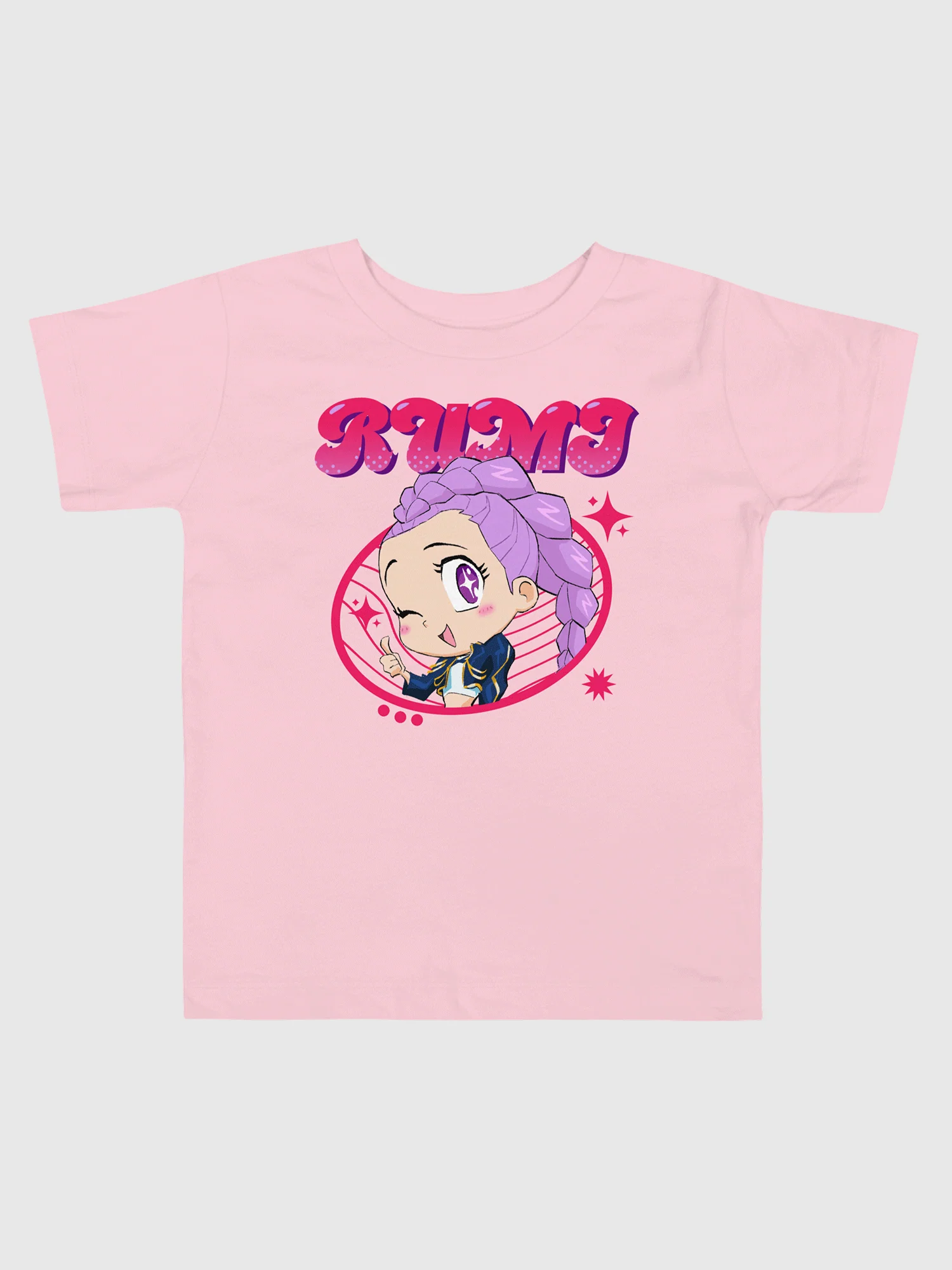 KPop Demon Hunters Rumi Chibi Toddler T-Shirt - Image 3