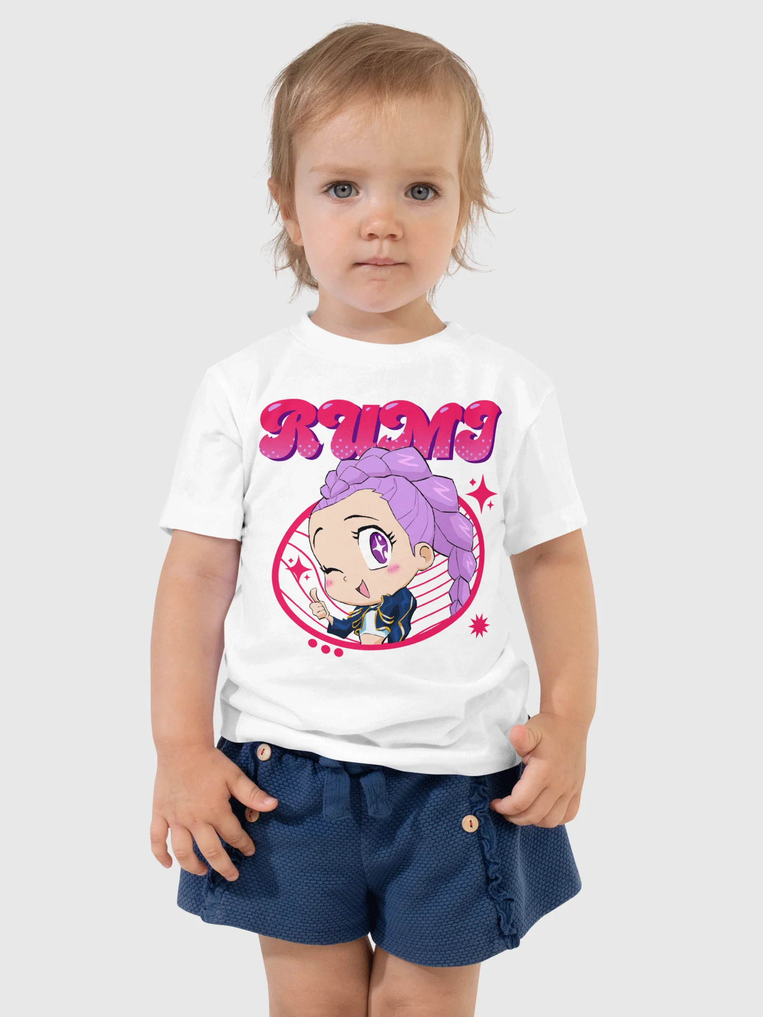 KPop Demon Hunters Rumi Chibi Toddler T-Shirt - Image 6