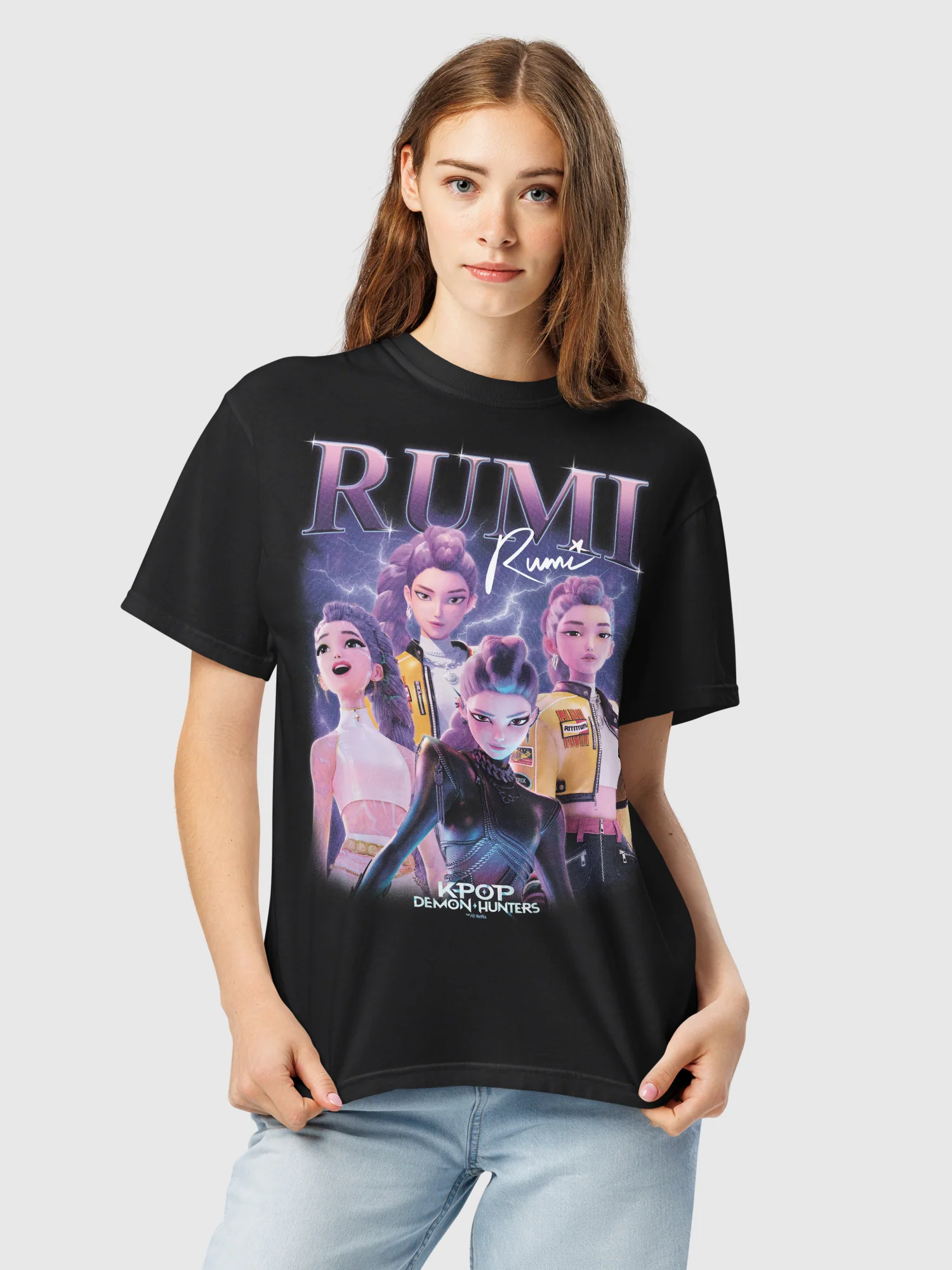 KPop Demon Hunters Rumi Heartthrob Comfort Colors T-Shirt - Image 2