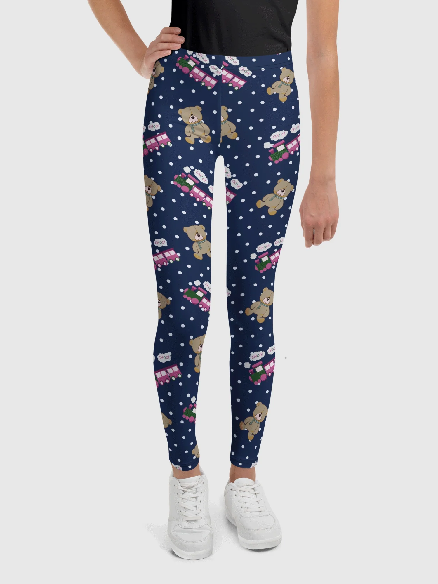 KPop Demon Hunters Rumi's Choo Choo Youth Leggings - Image 3