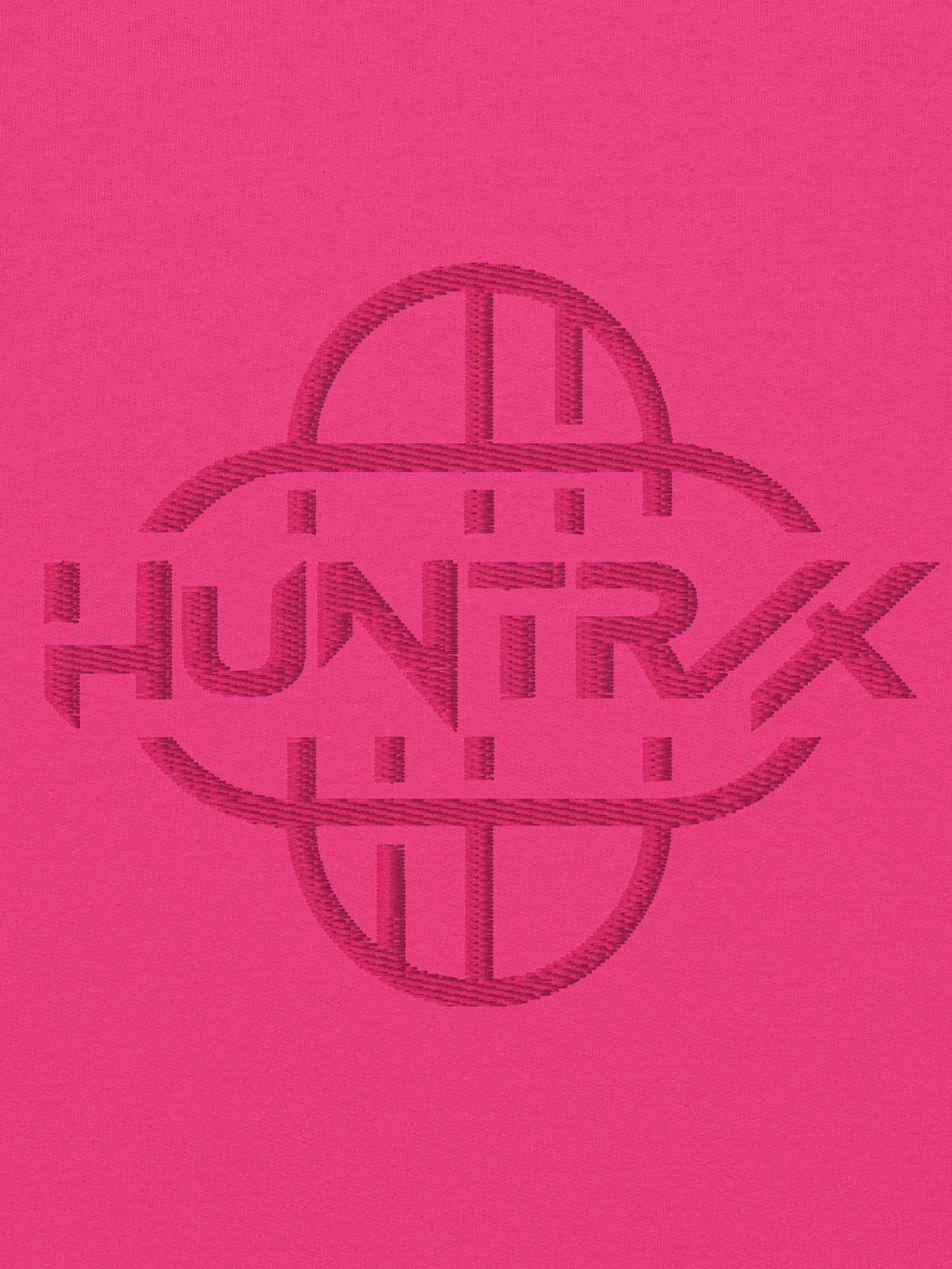 KPop Demon Hunters Rumi's Pink Embroidered Hoodie - Image 4