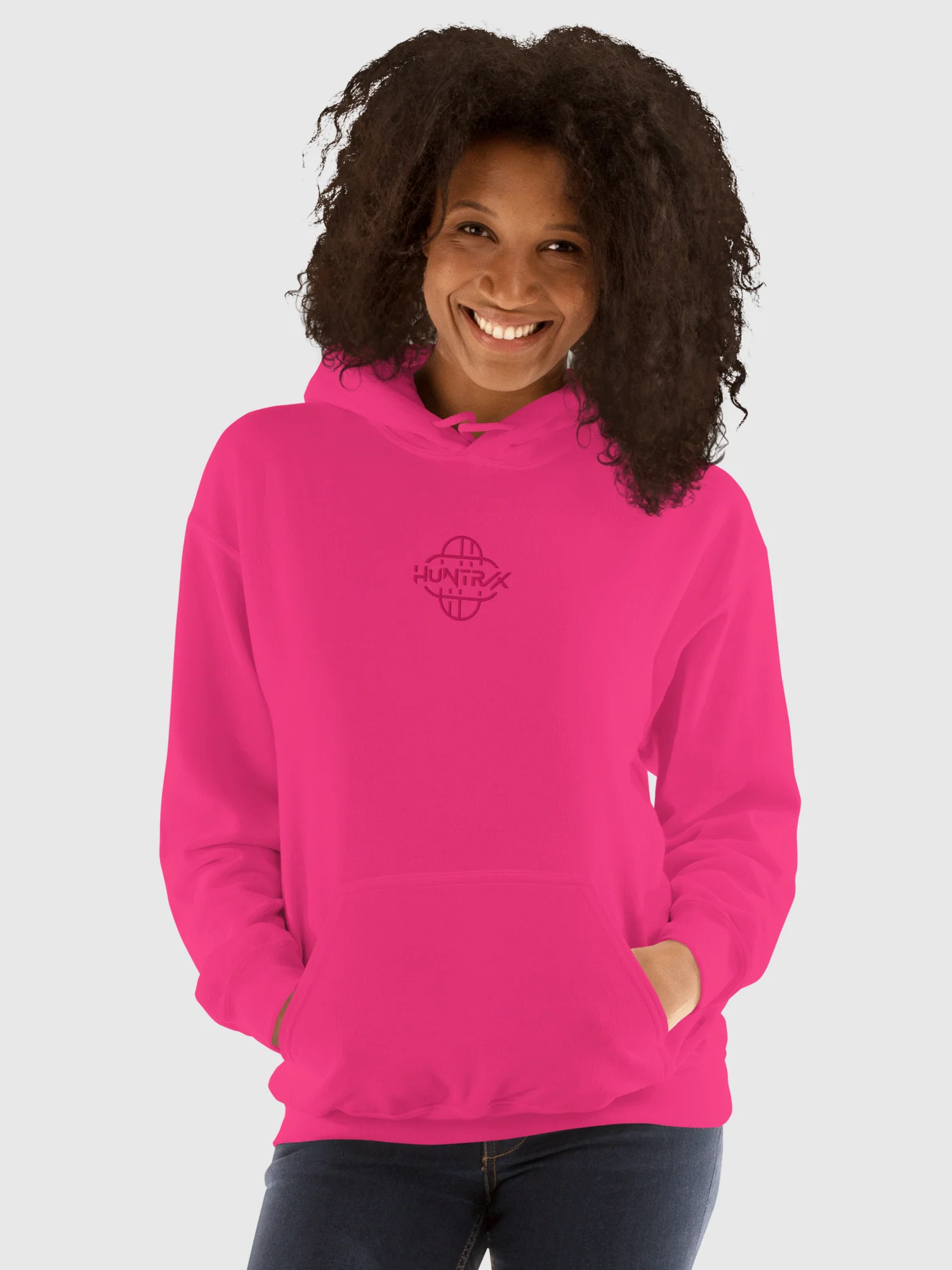 KPop Demon Hunters Rumi's Pink Embroidered Hoodie - Image 5