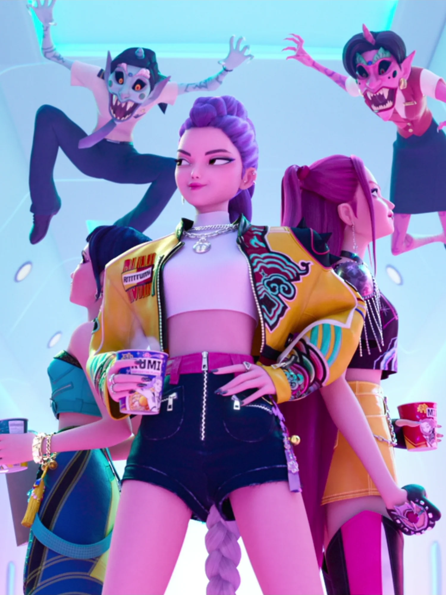 KPop Demon Hunters Rumi's Yellow Jacket - Image 4