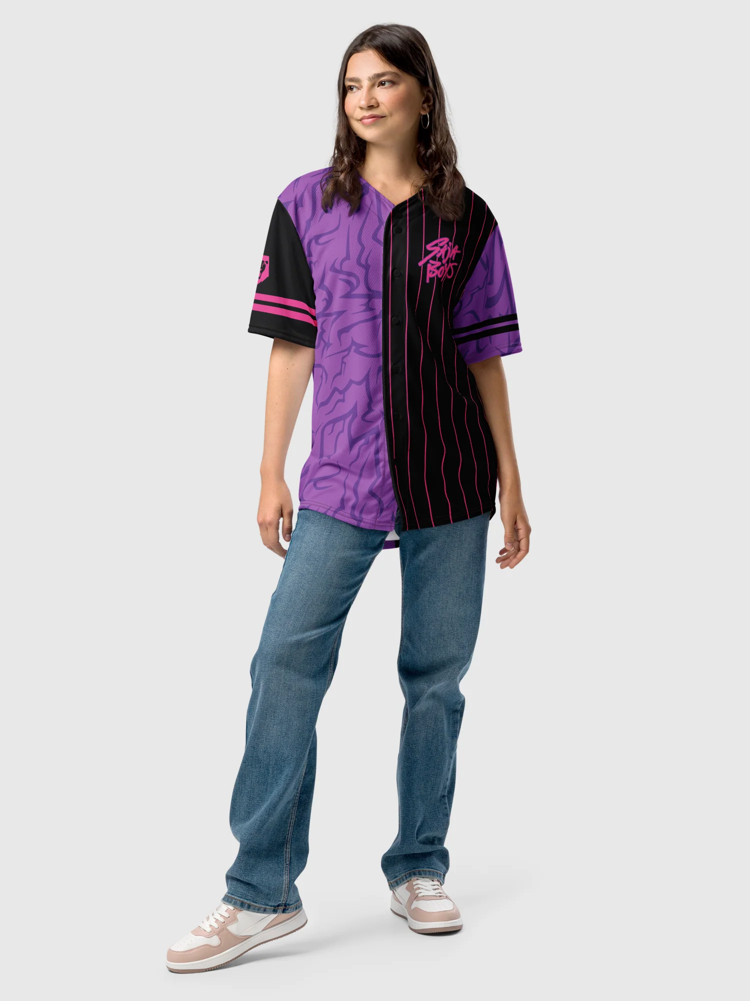 KPop Demon Hunters SAJA BOYS Baseball Jersey - Image 4