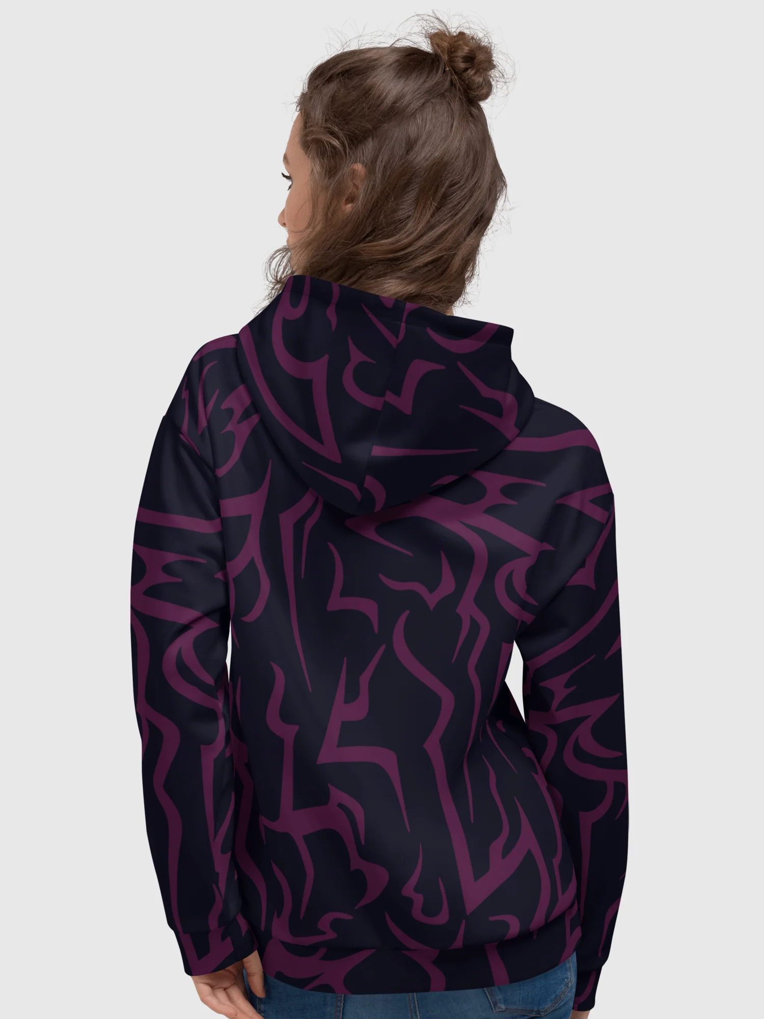 KPop Demon Hunters SAJA BOYS Demon Patterns Hoodie - Image 4
