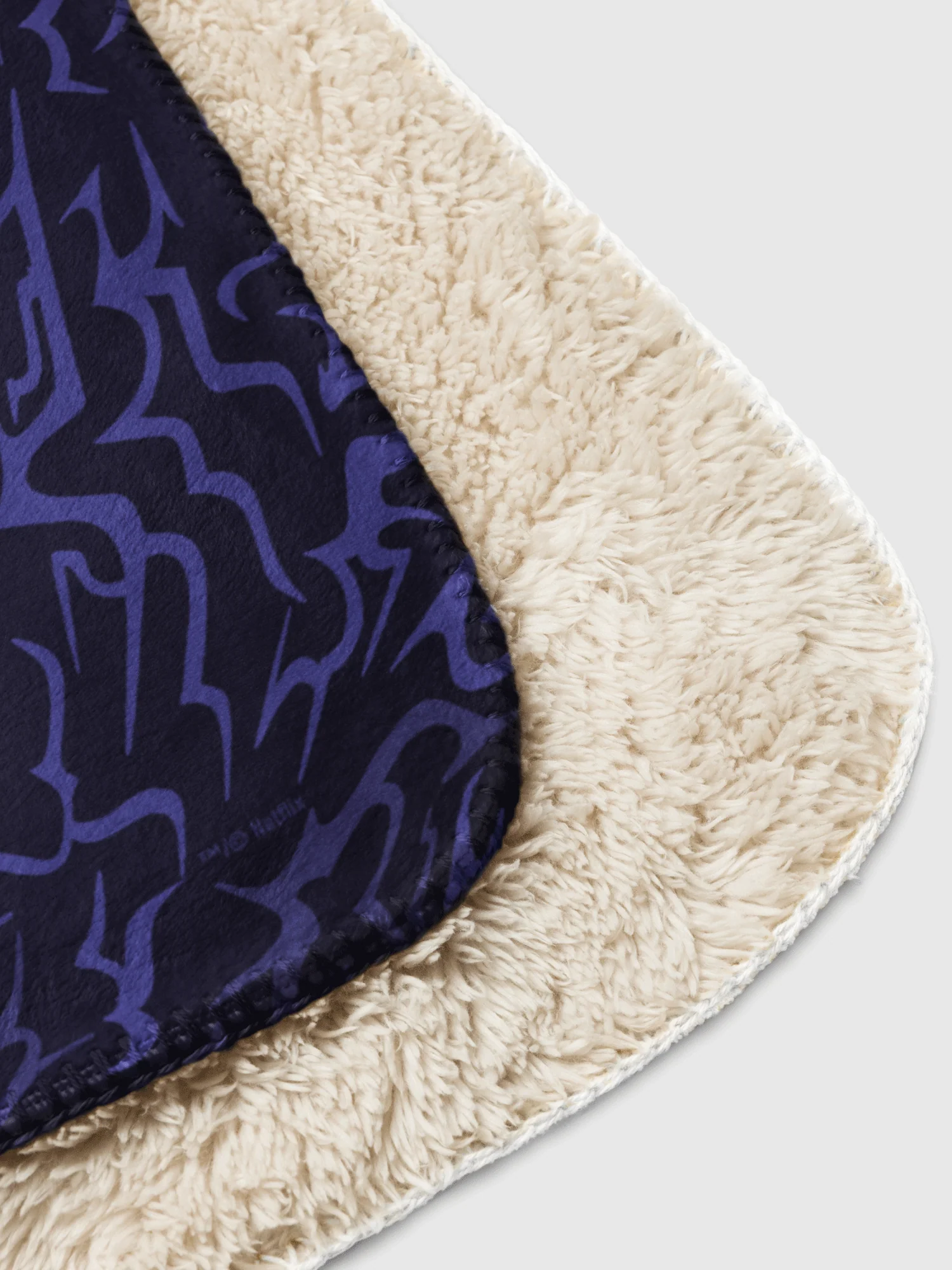 KPop Demon Hunters SAJA BOYS Demon Patterns Sherpa Blanket - Image 2