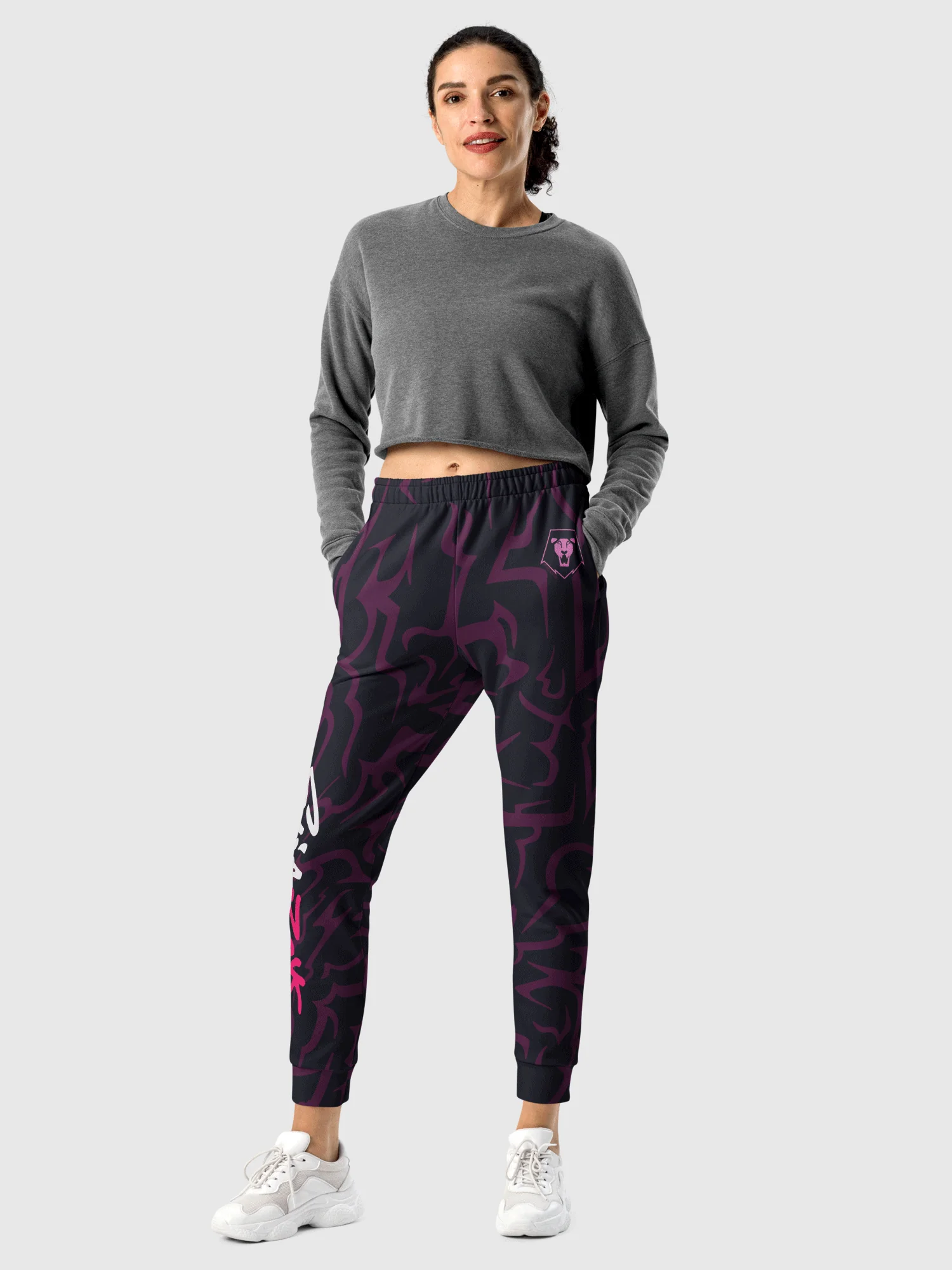 KPop Demon Hunters SAJA BOYS Demon Patterns Women's Joggers - Image 5