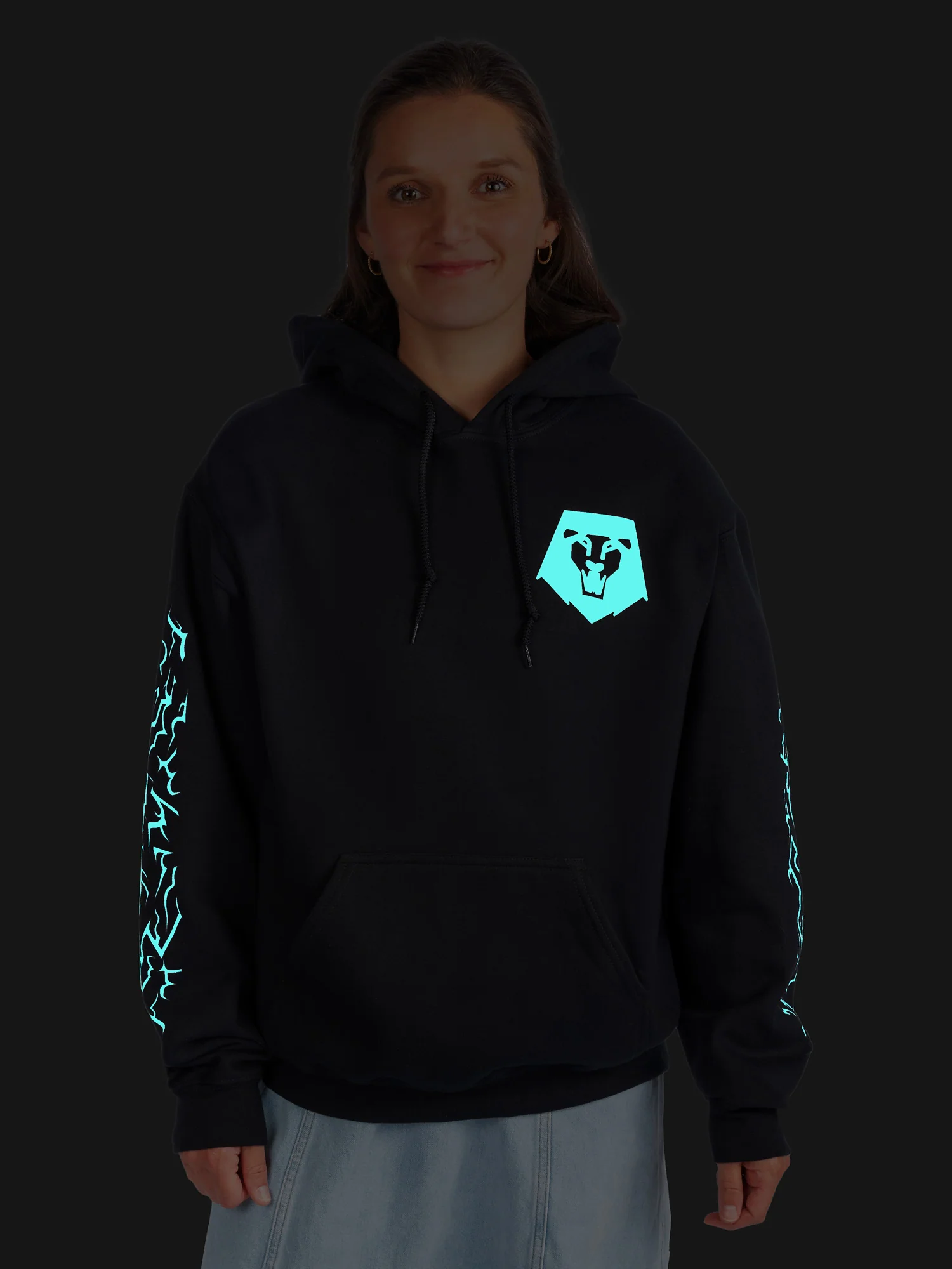 KPop Demon Hunters SAJA BOYS Glow in the Dark Adult Hoodie - Image 9