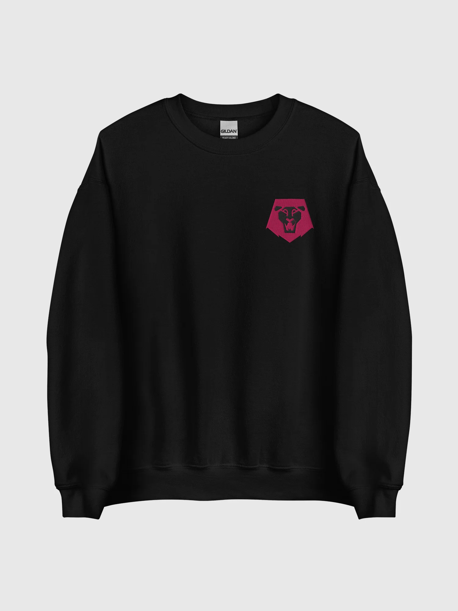 KPop Demon Hunters SAJA BOYS Lion Embroidered Crewneck Sweatshirt - Image 2